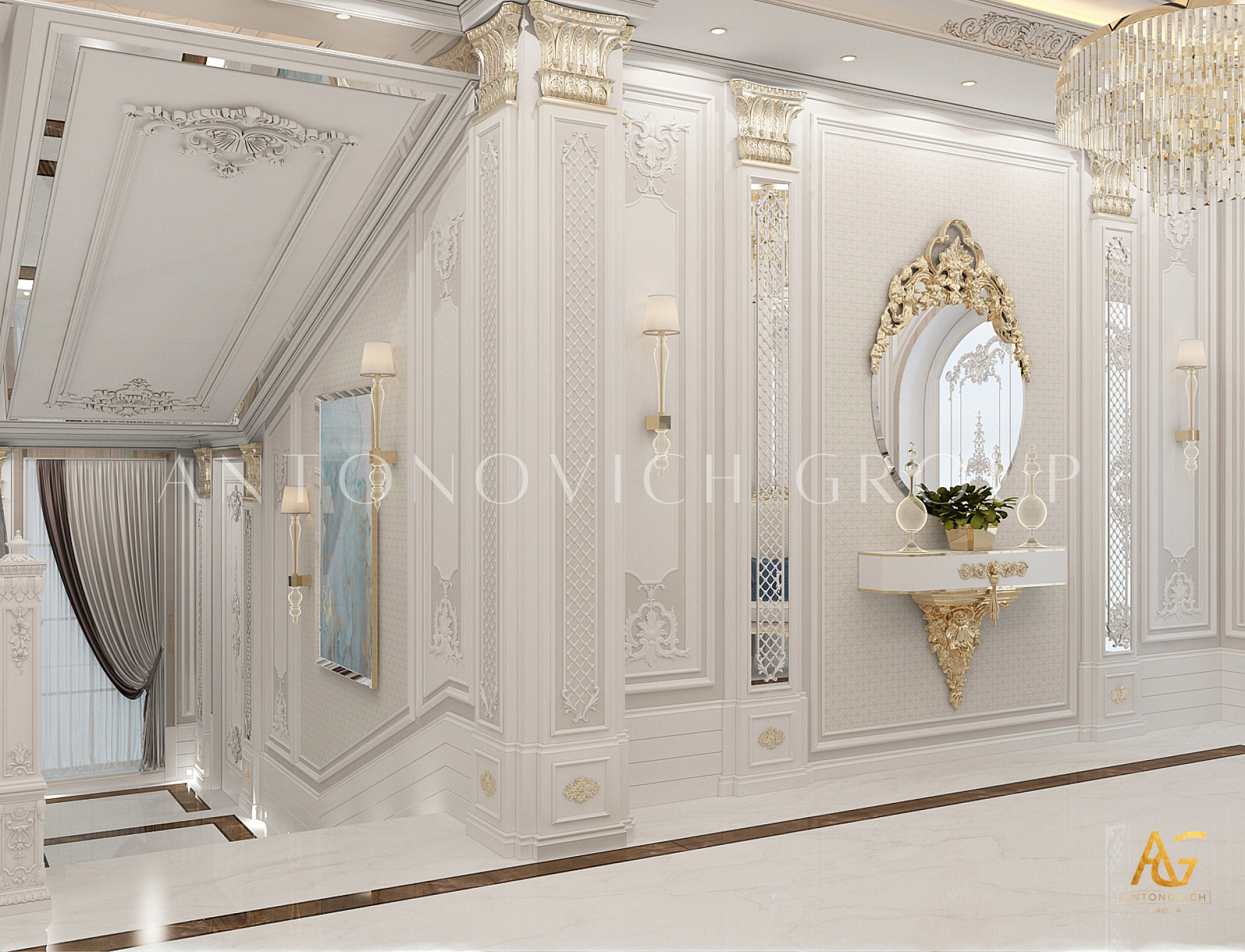 Entrance Design in Classical Style