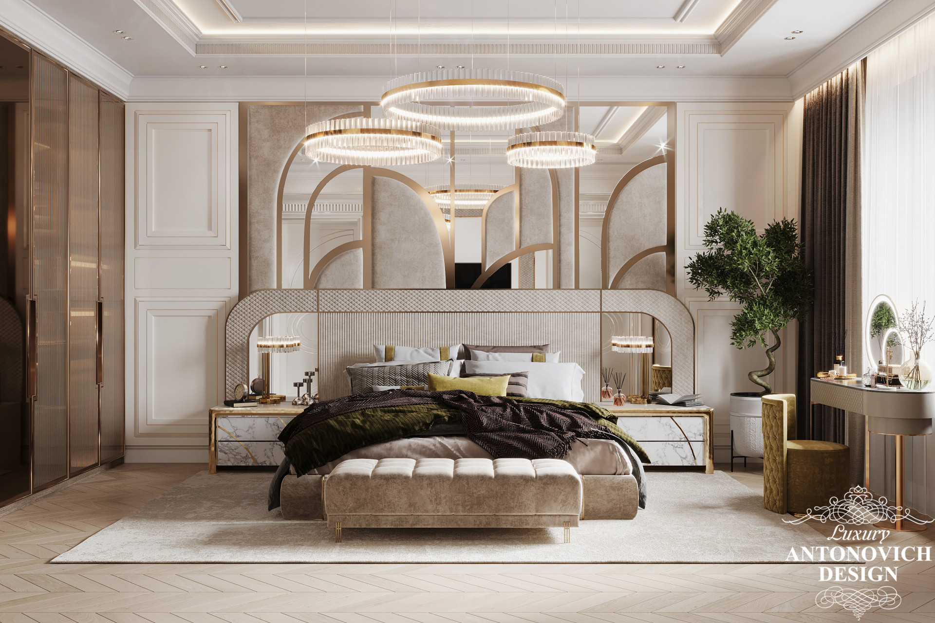 فكرة رائعة لتصميم ديكور غرفة النوم