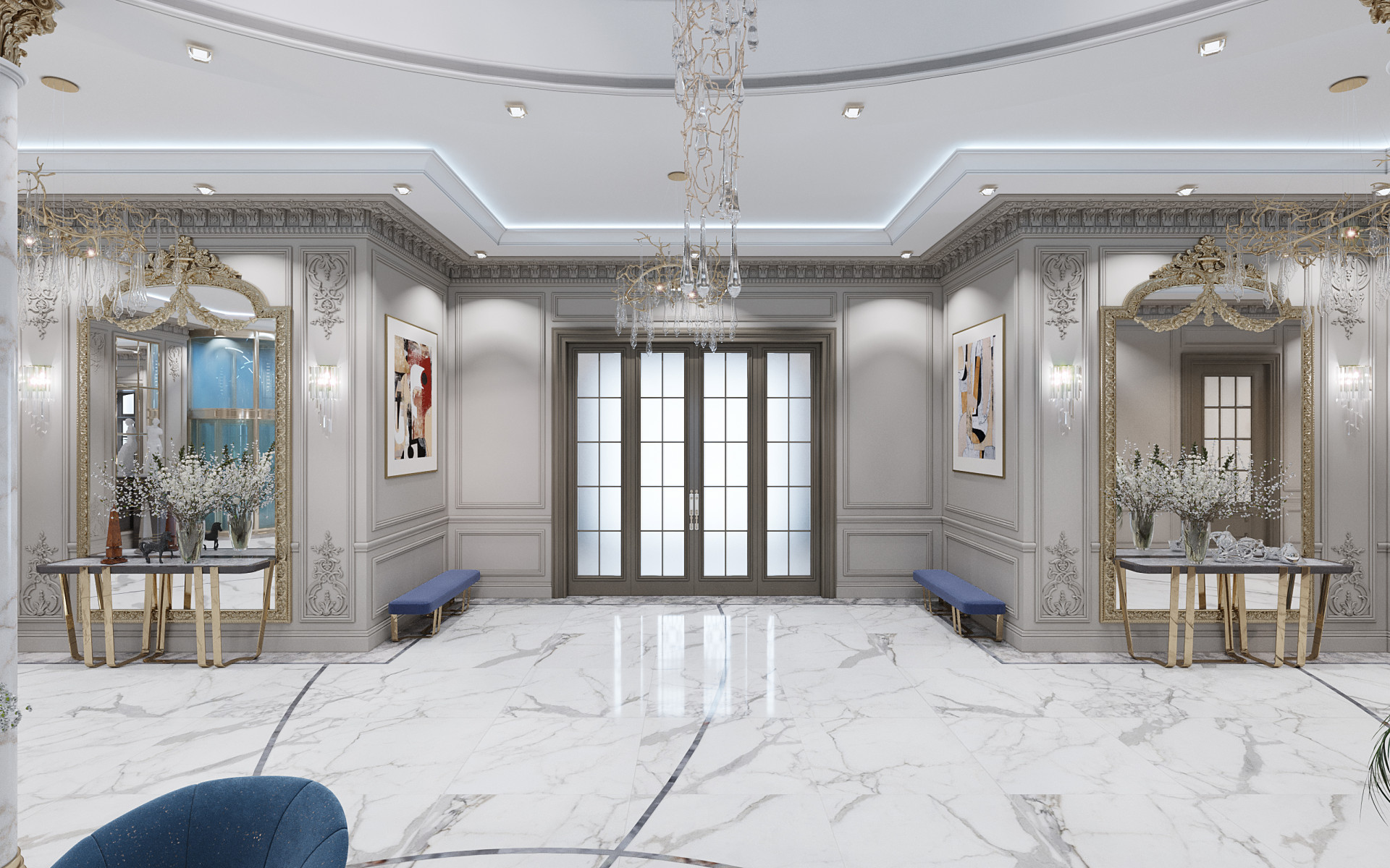 Entrance Design In Contemporary Style