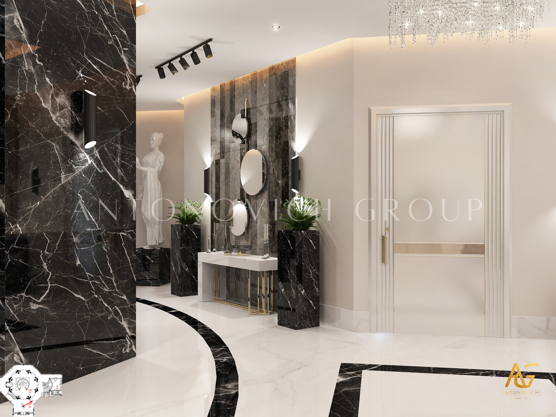 Modern Entrance Design For Villa