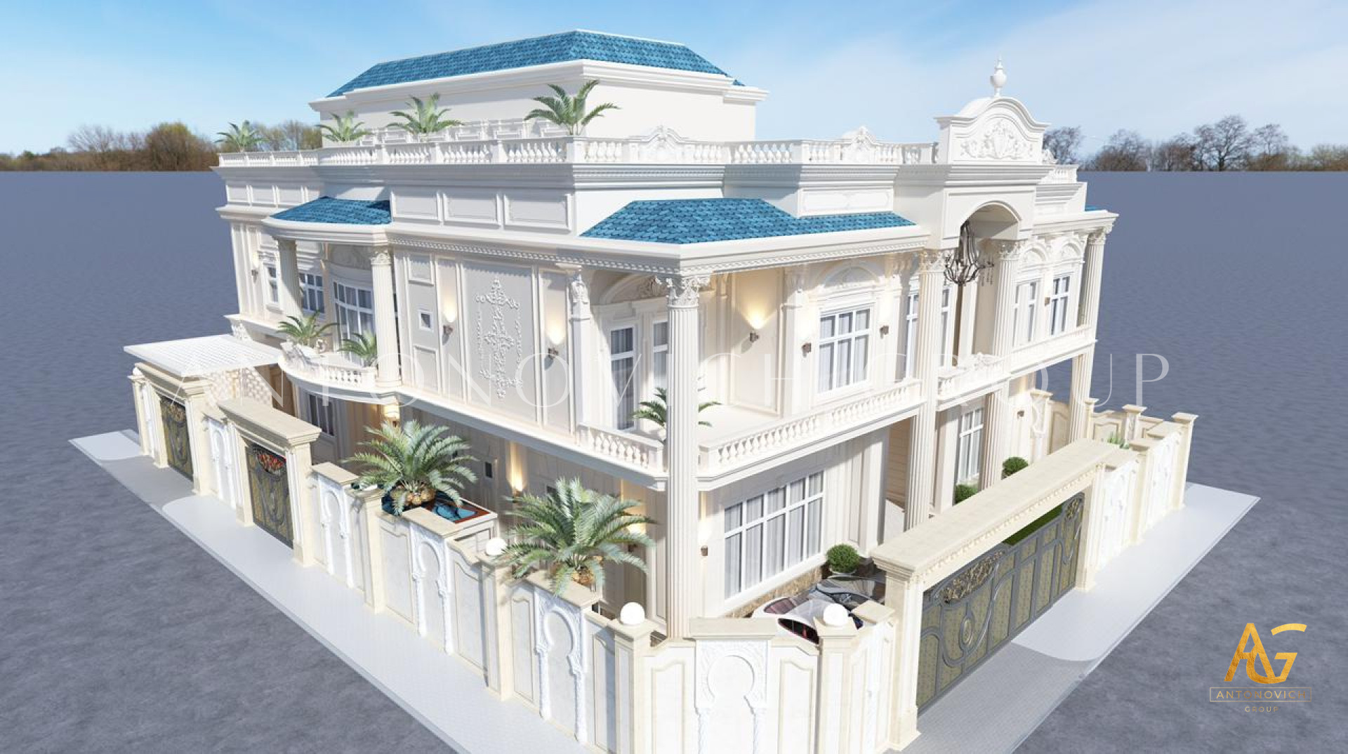The Jeddah villa Saudi Arabia, Interior design and exterior design service
