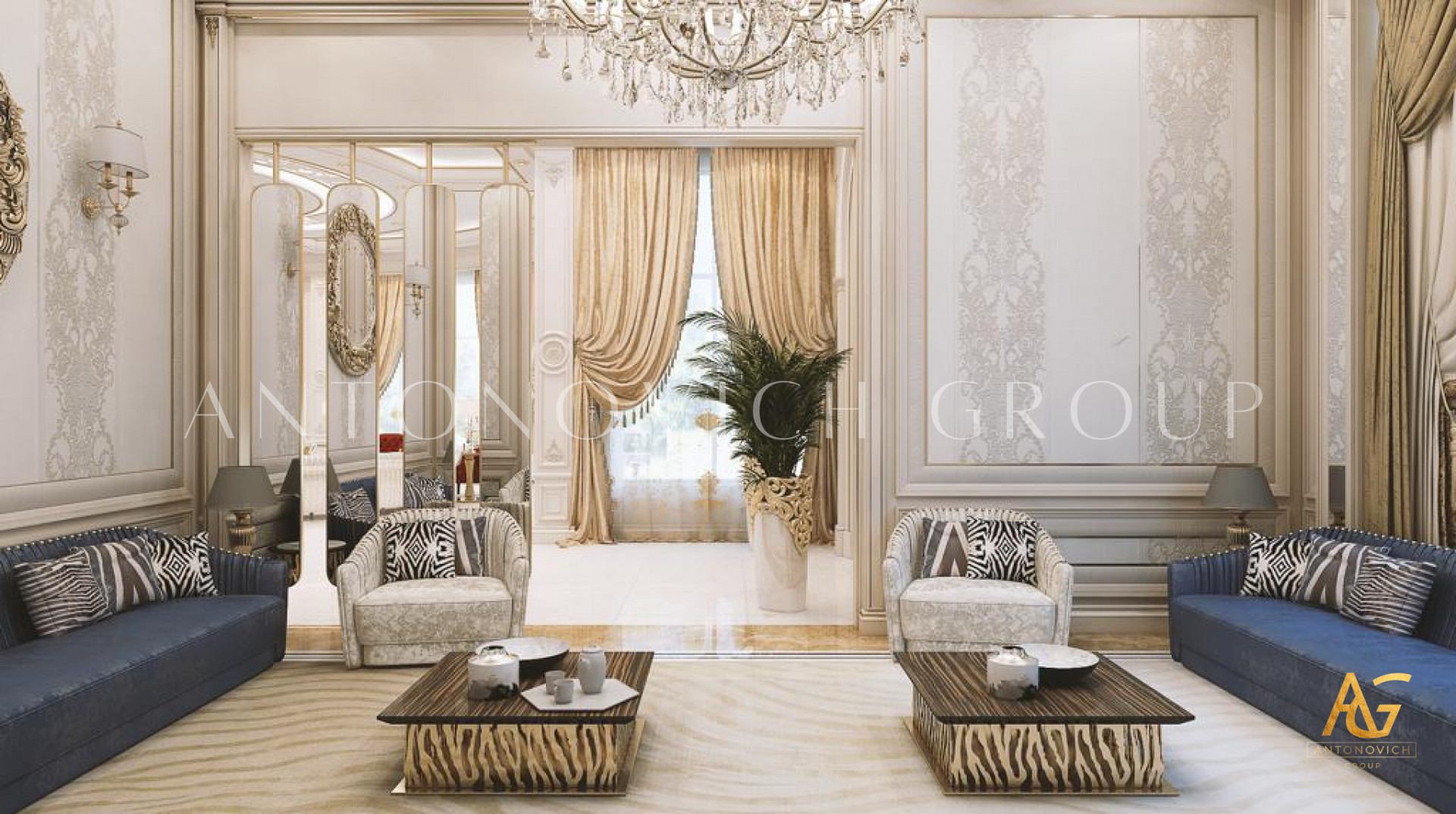 Modern Majlis interior design In Saudi Arabia