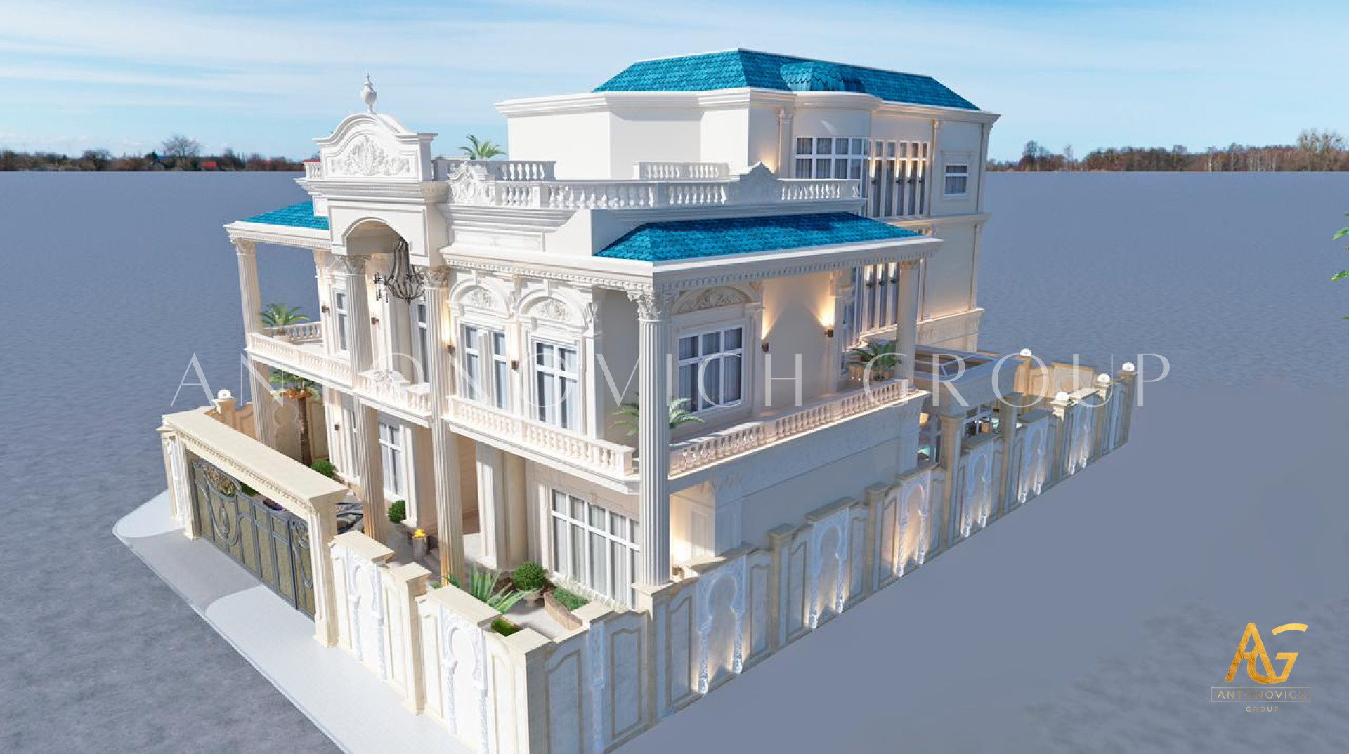 The Jeddah villa Saudi Arabia, Interior design and exterior design service