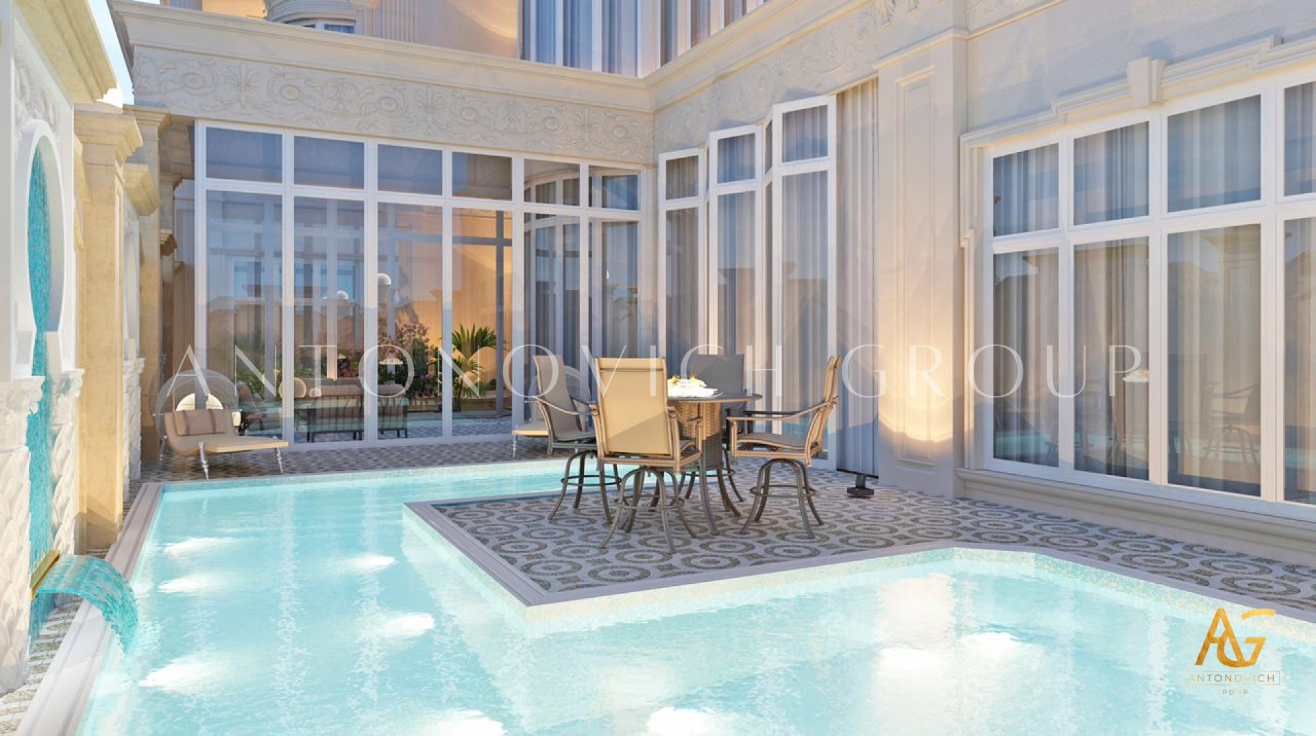 The Jeddah villa Saudi Arabia, Interior design and exterior design service