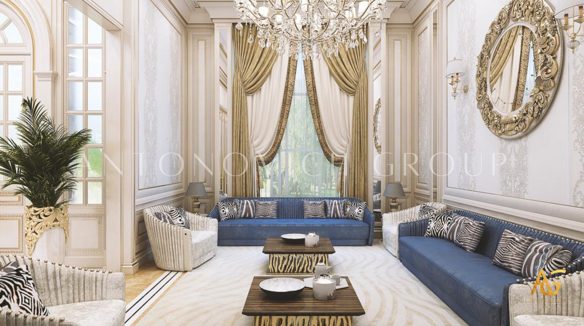 Modern Majlis interior design In Saudi Arabia