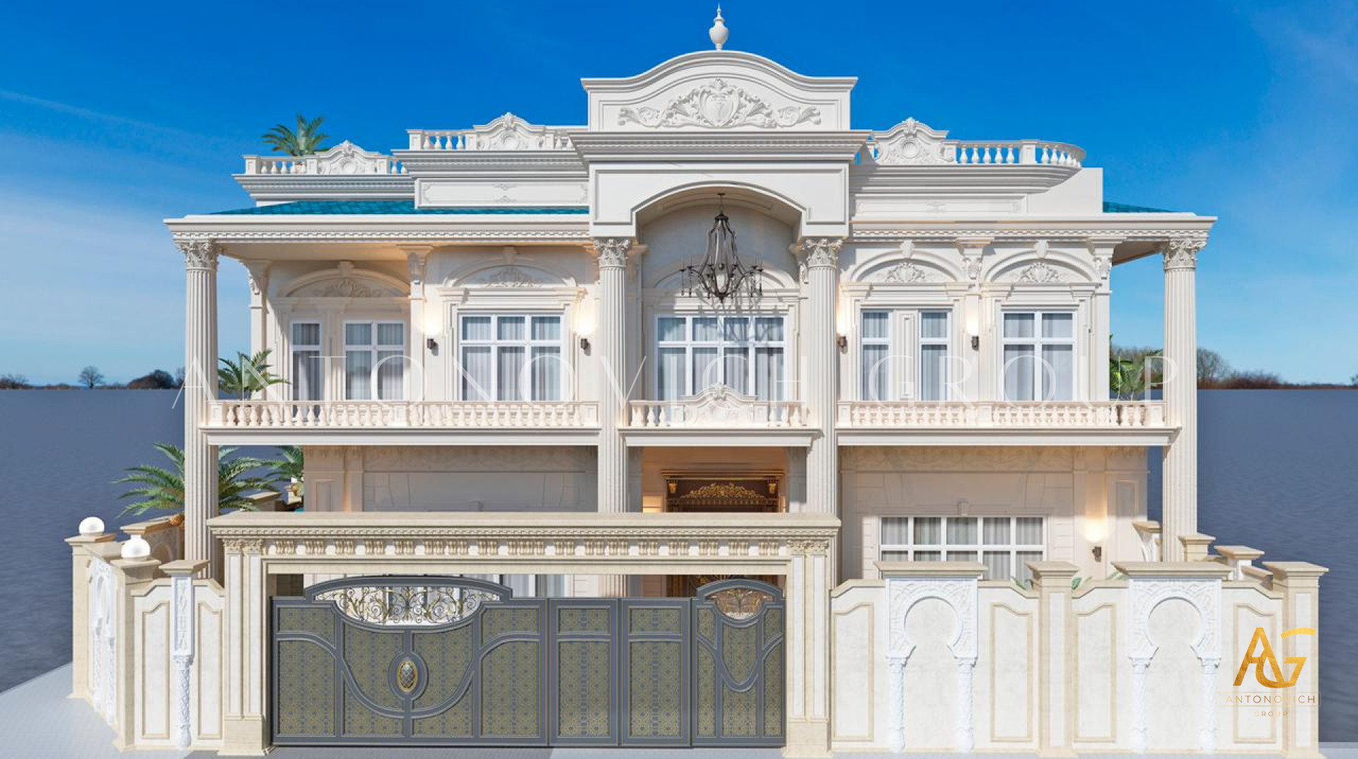 The Jeddah villa Saudi Arabia, Interior design and exterior design service