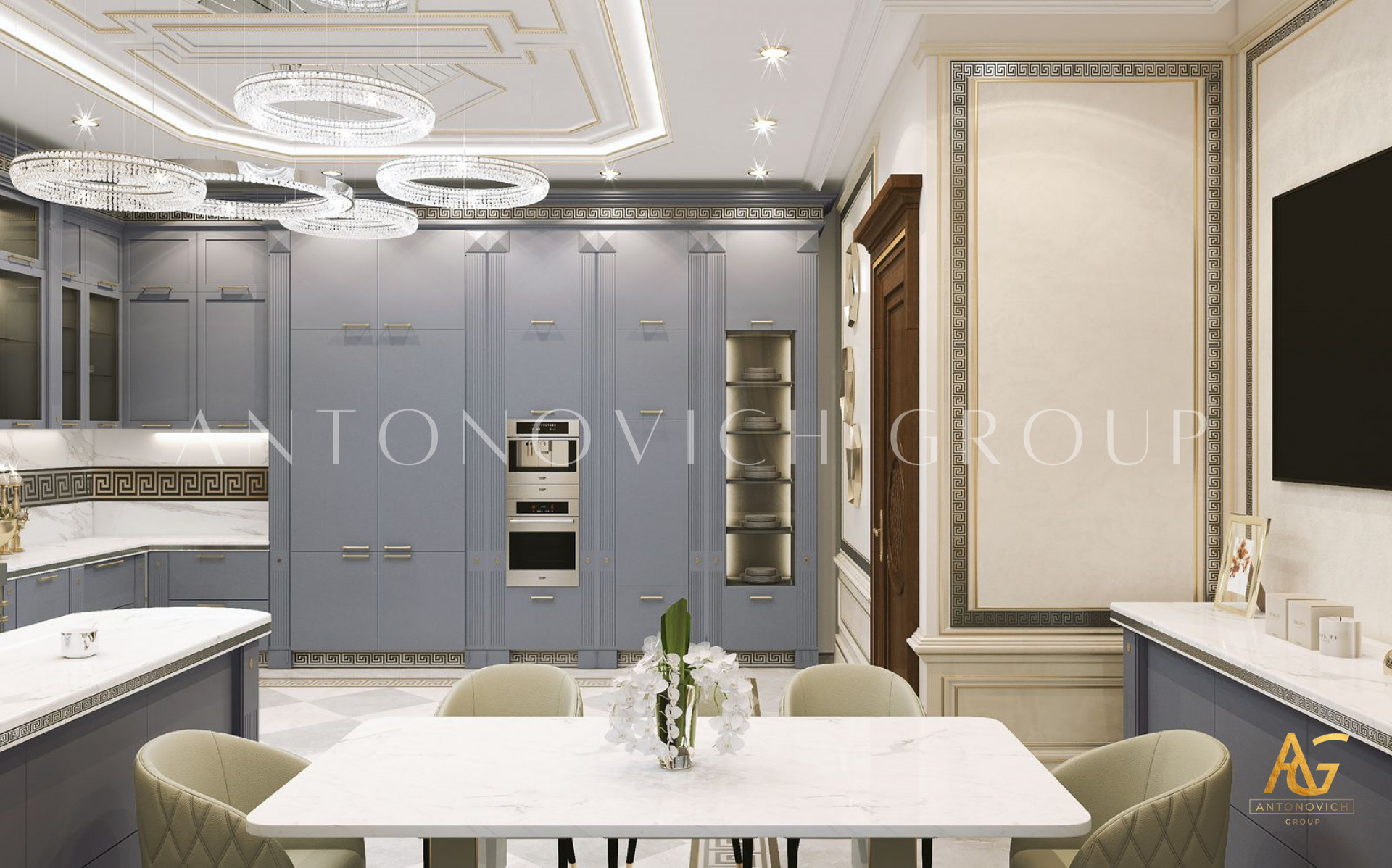 Villa kitchen design