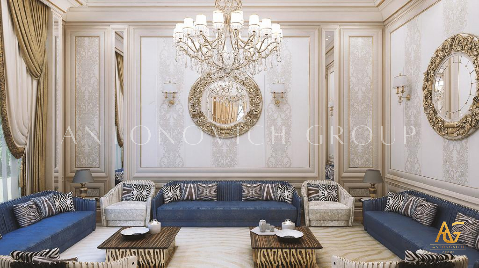 Modern Majlis interior design In Saudi Arabia