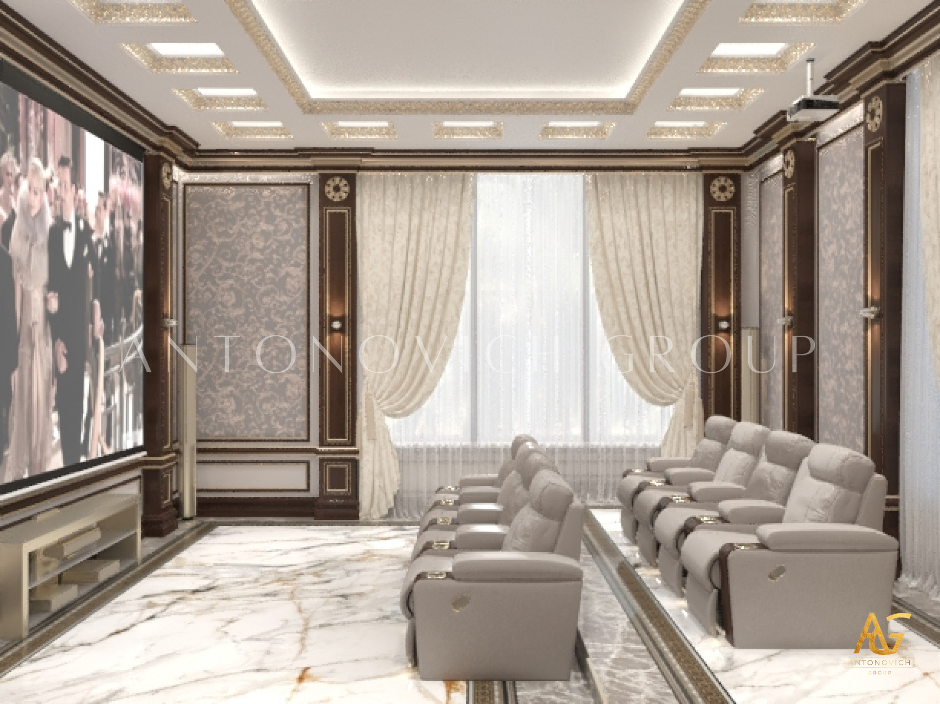 Superb Home Cinema Interior Design