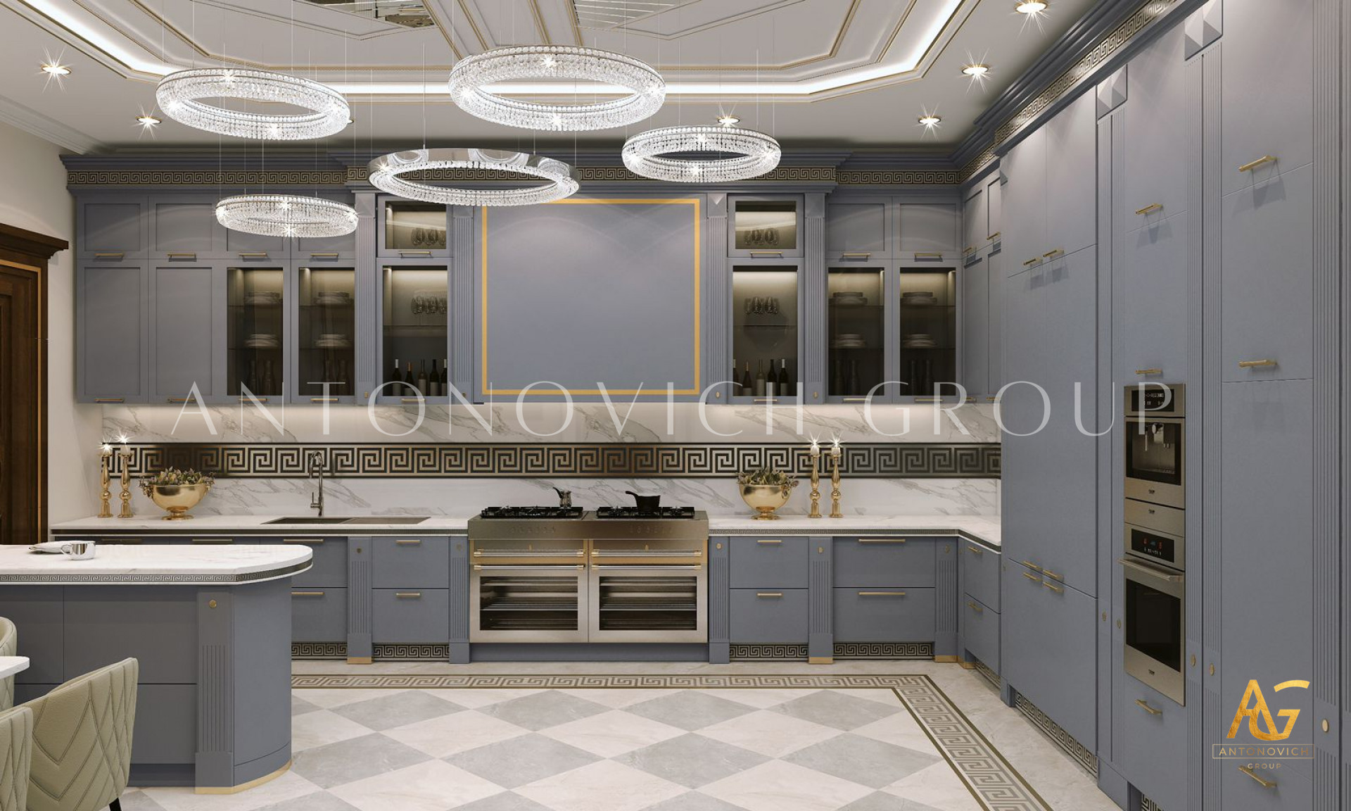 Villa kitchen design