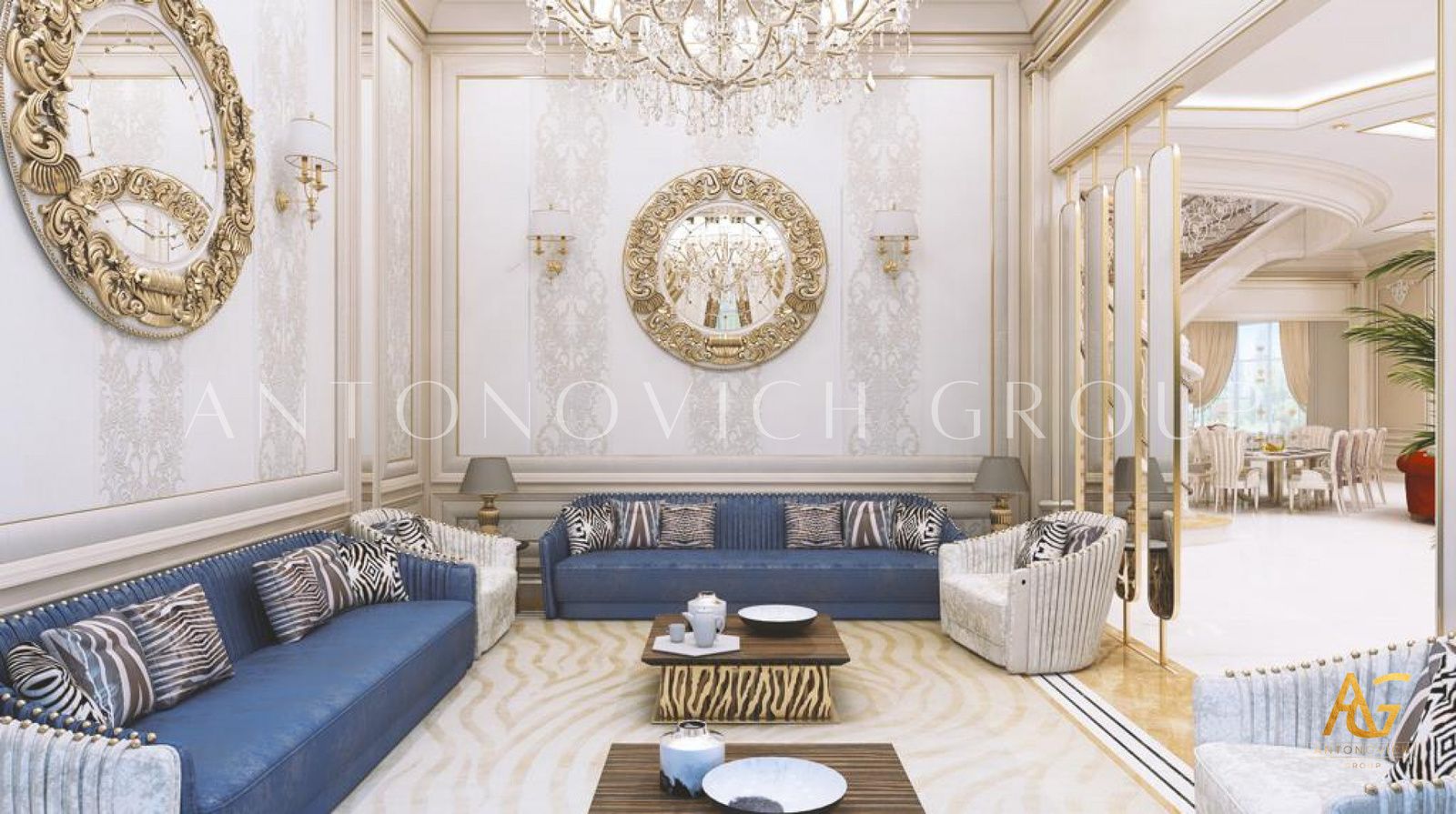 Modern Majlis interior design In Saudi Arabia