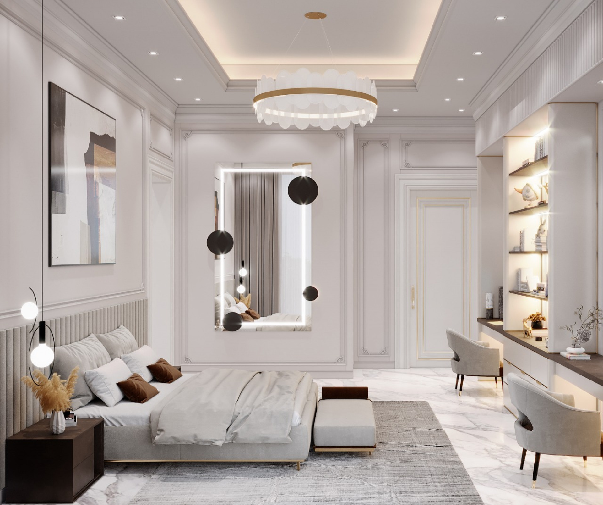 تصميم غرفة نوم راقية