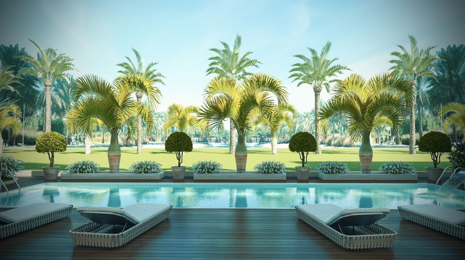 تصميم مناظر طبيعية وحدائق في الرياض