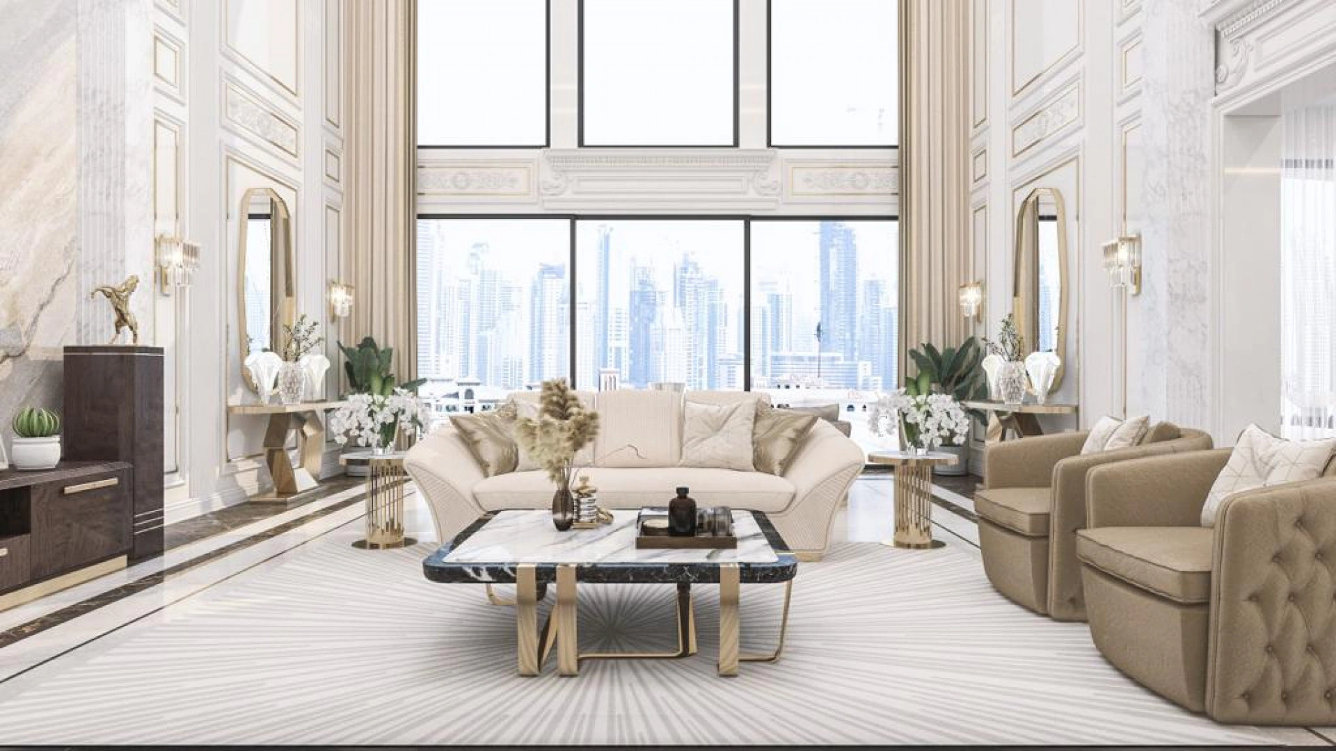 22 Carat villa interior on Palm Jumeirah, Dubai