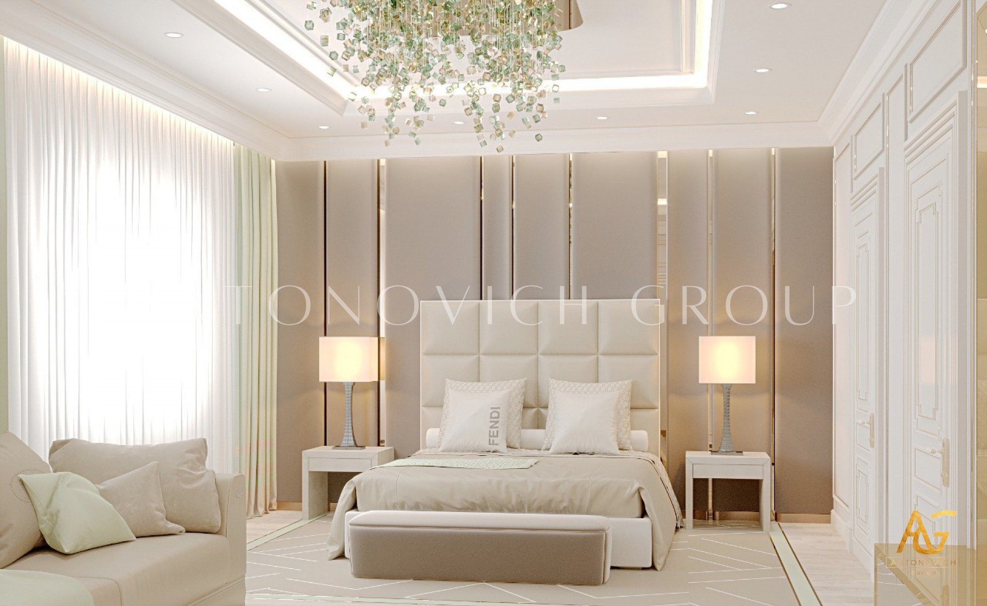 Modern Bedroom Design Dubai