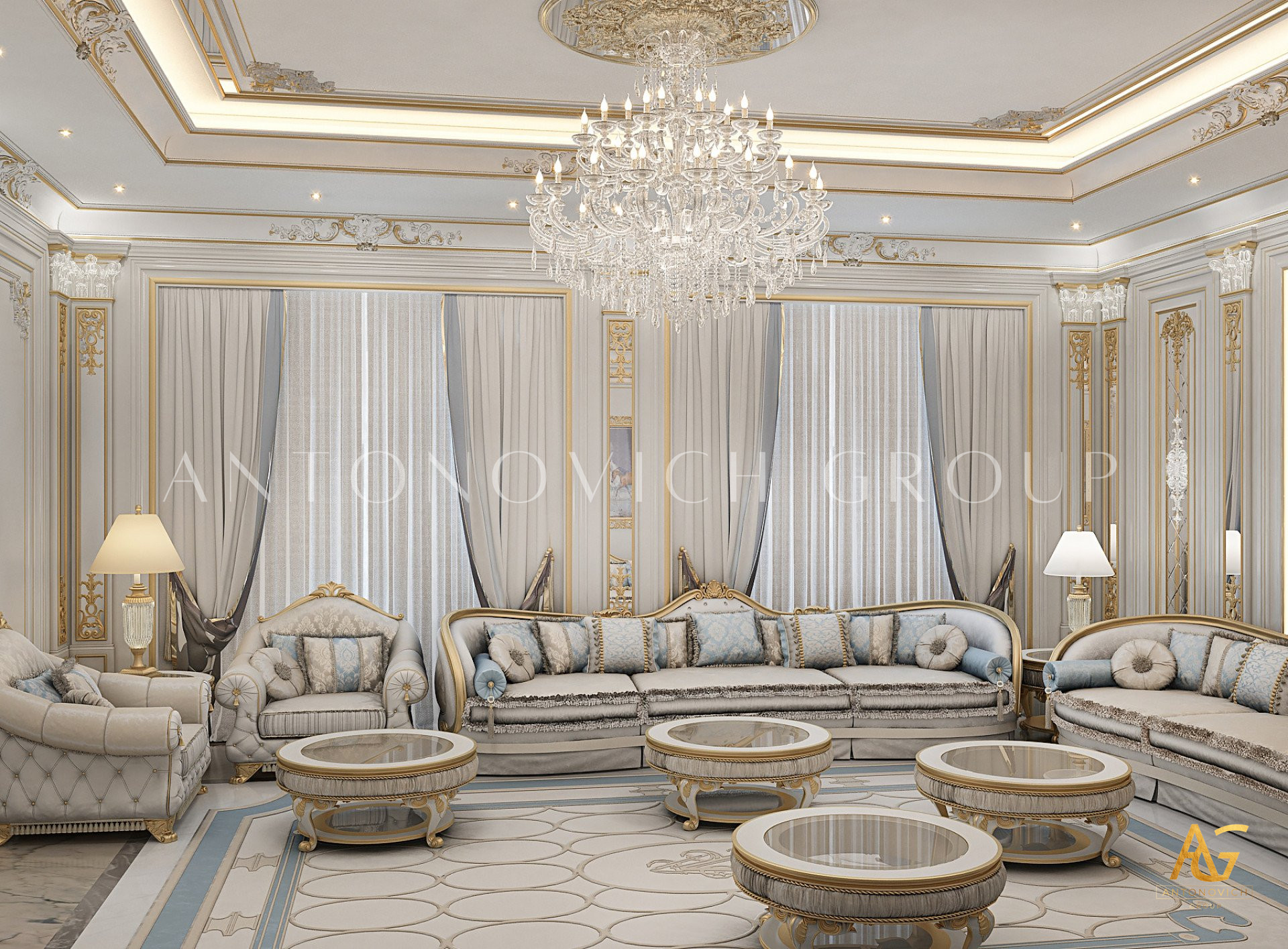 High-end Majlis Interior Design Dubai