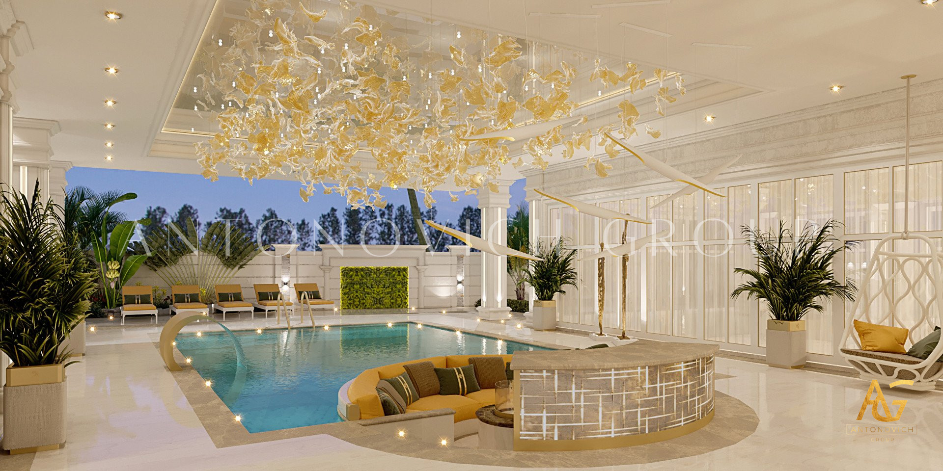 Luxurious Swimming Pool Design Idea