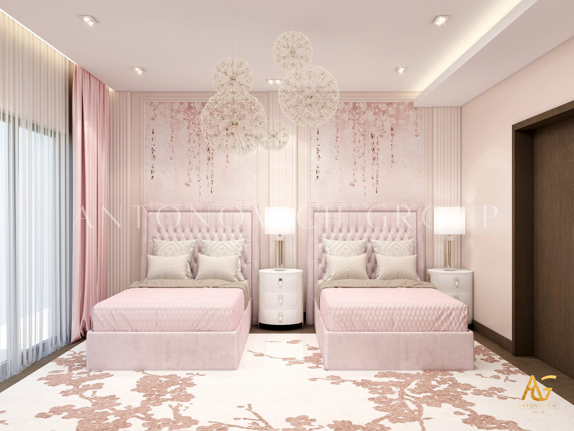 Cute Children`s Bedroom For Princess