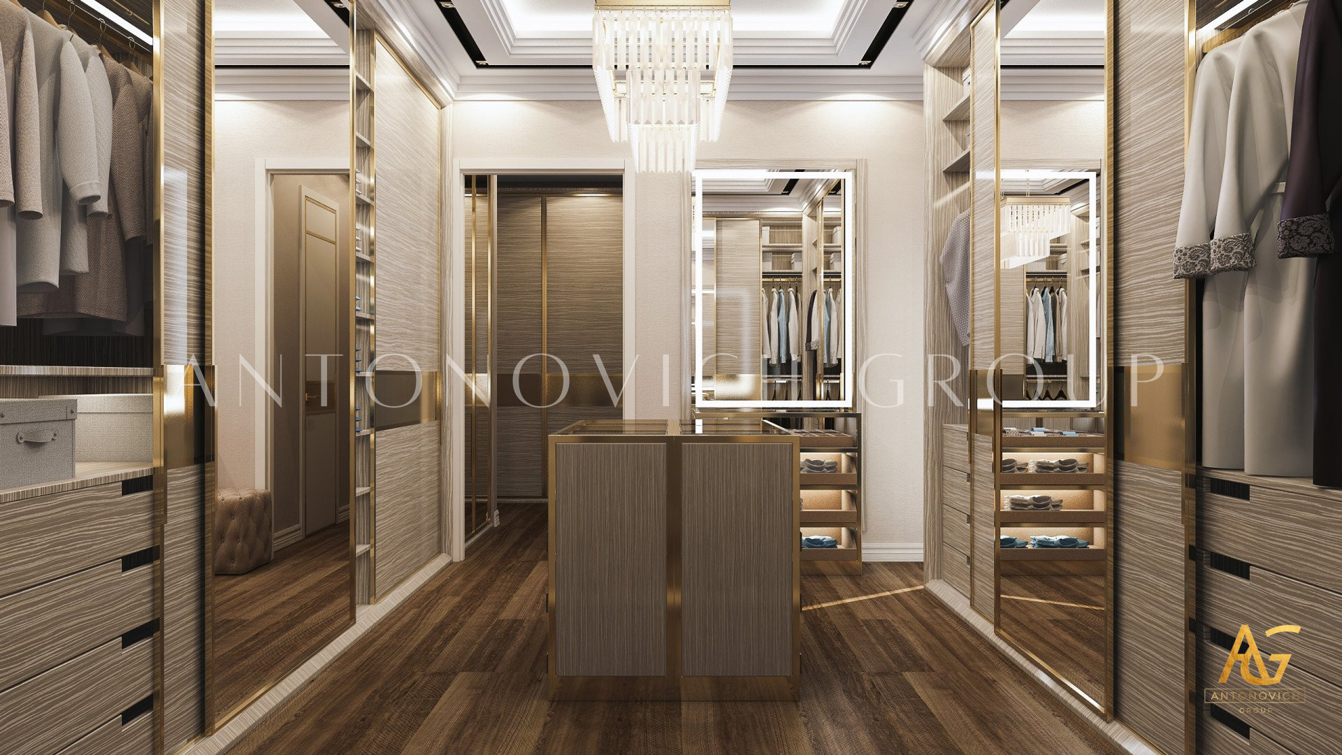Elegant Dressing Room Design