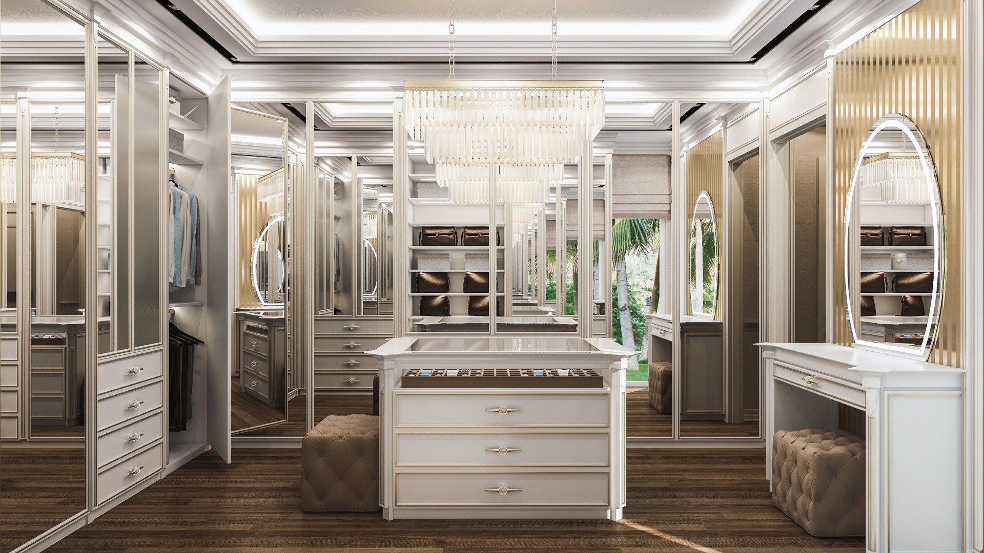 Master Dressing Room Design Idea
