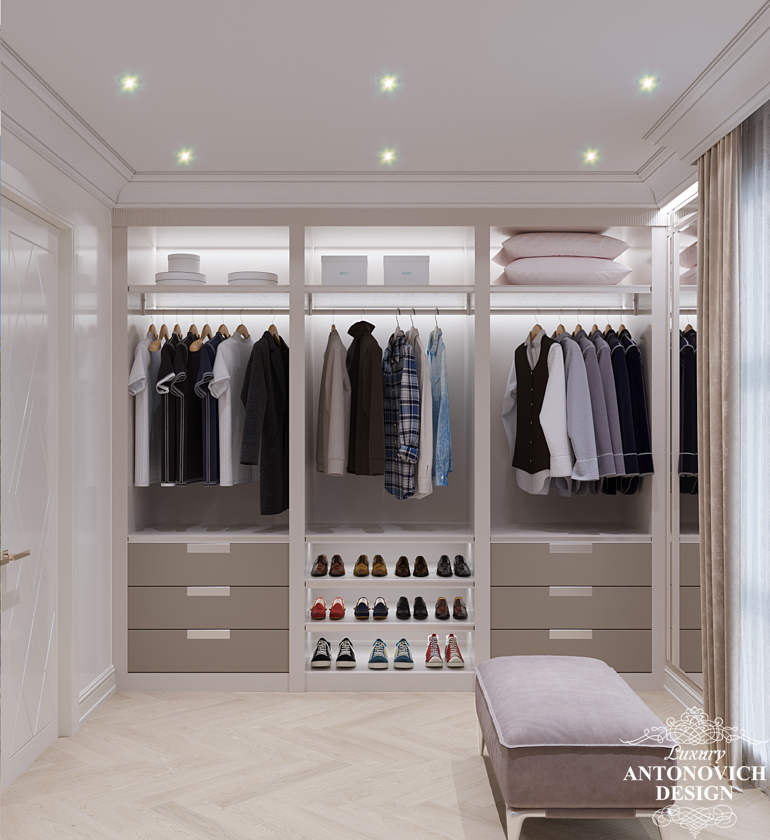 Classy Dressing Room Design