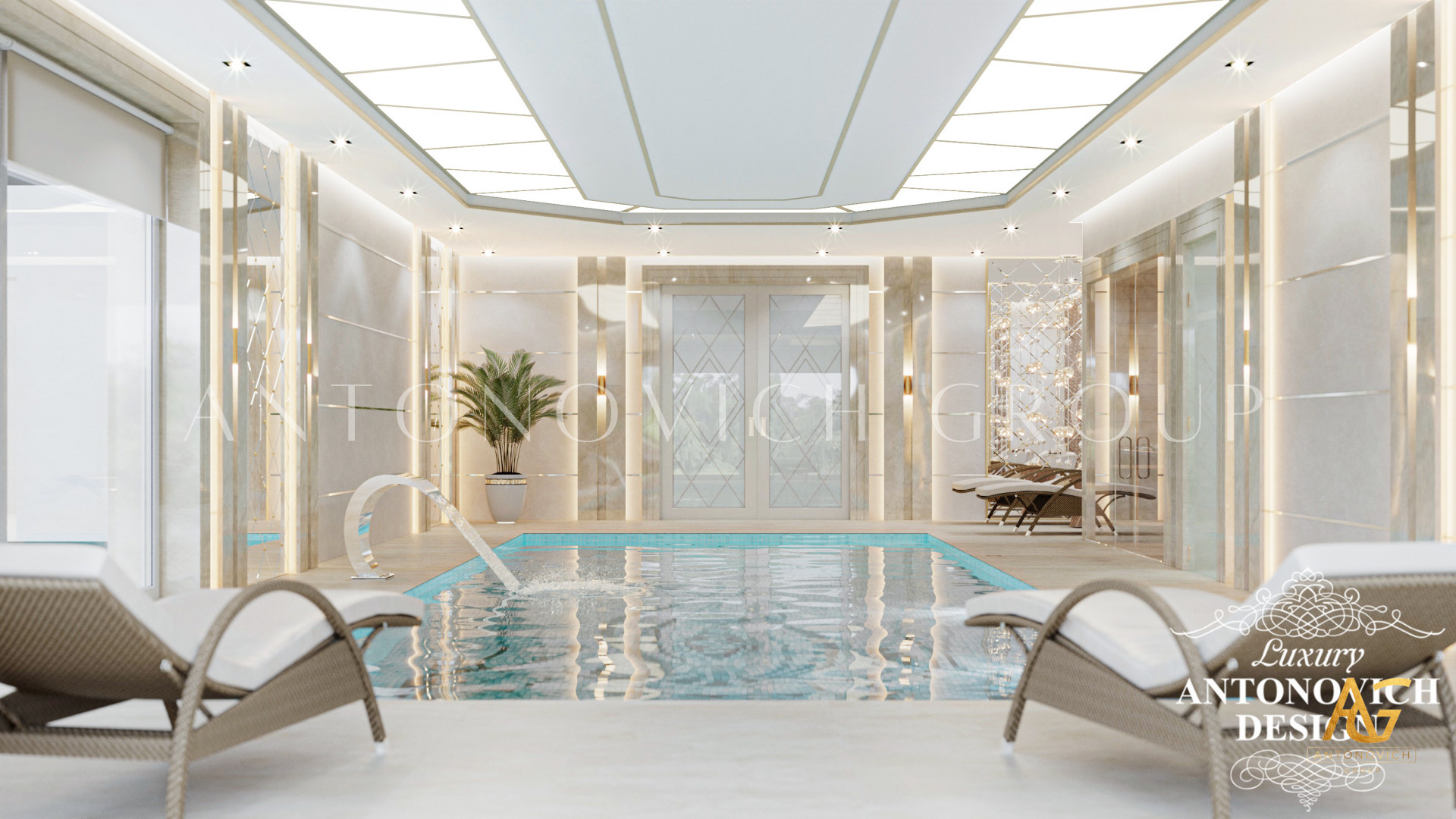 Stylish Swimming Pool Design Idea