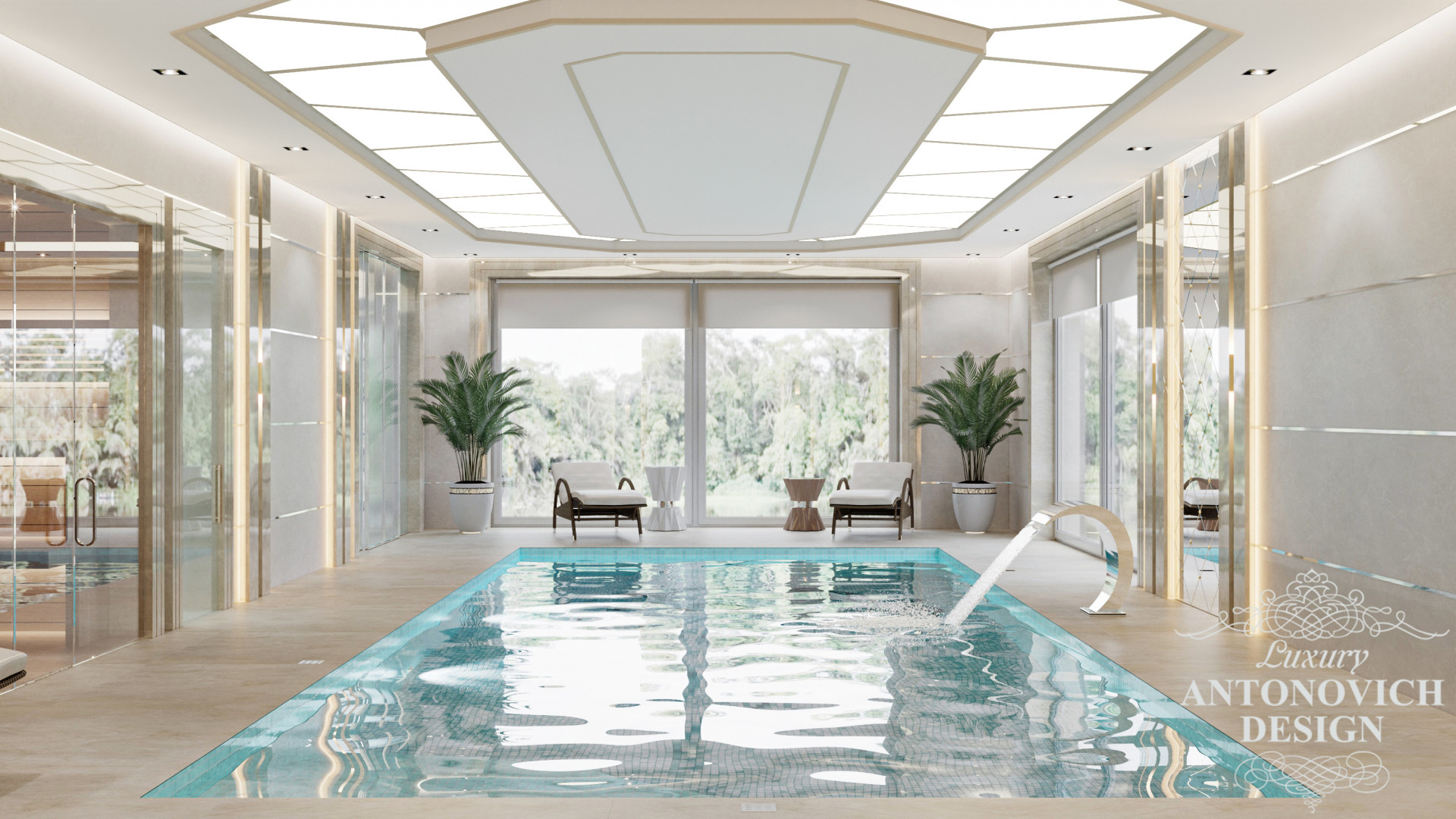 Stylish Swimming Pool Design Idea