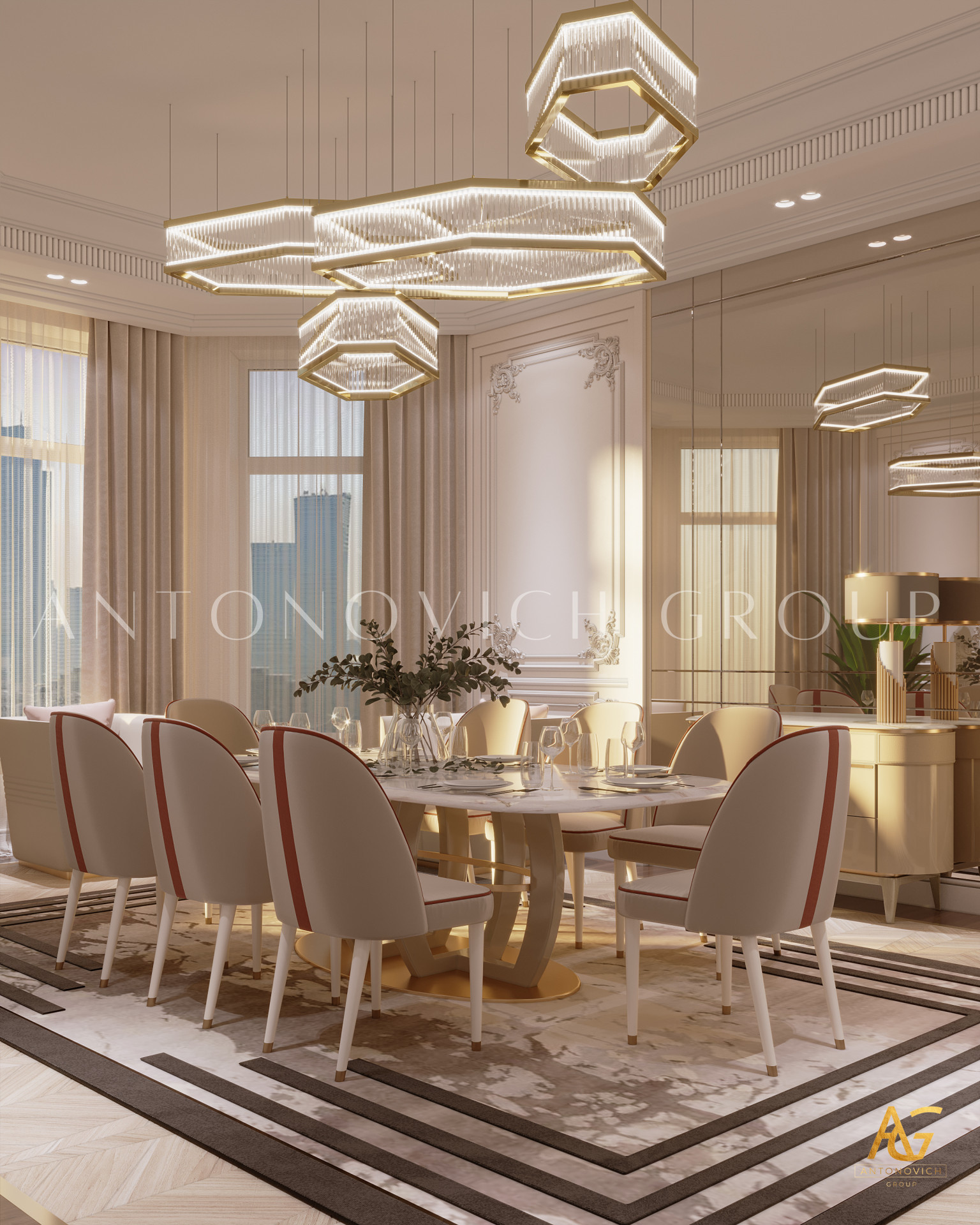 Exclusive Dining Room Design Idea