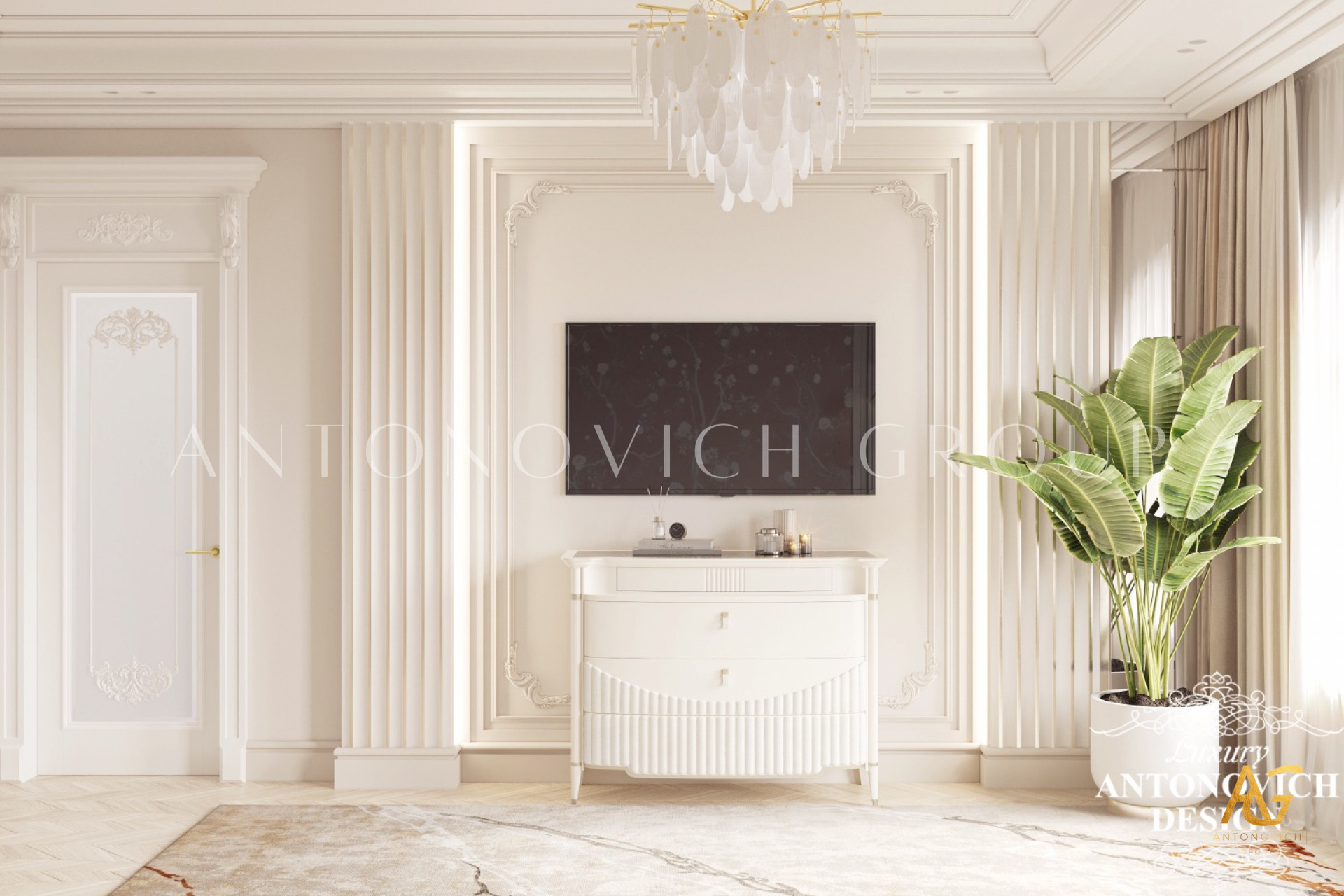 Bright Luxury Apartment Interior Design