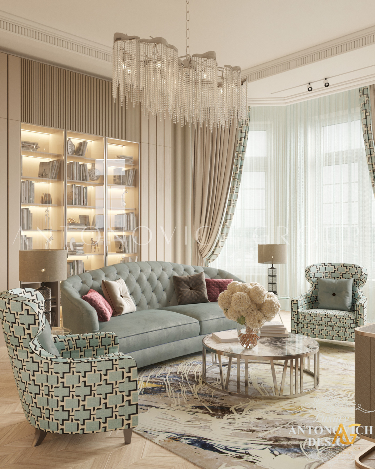 Dazzling Living Room Interior Design