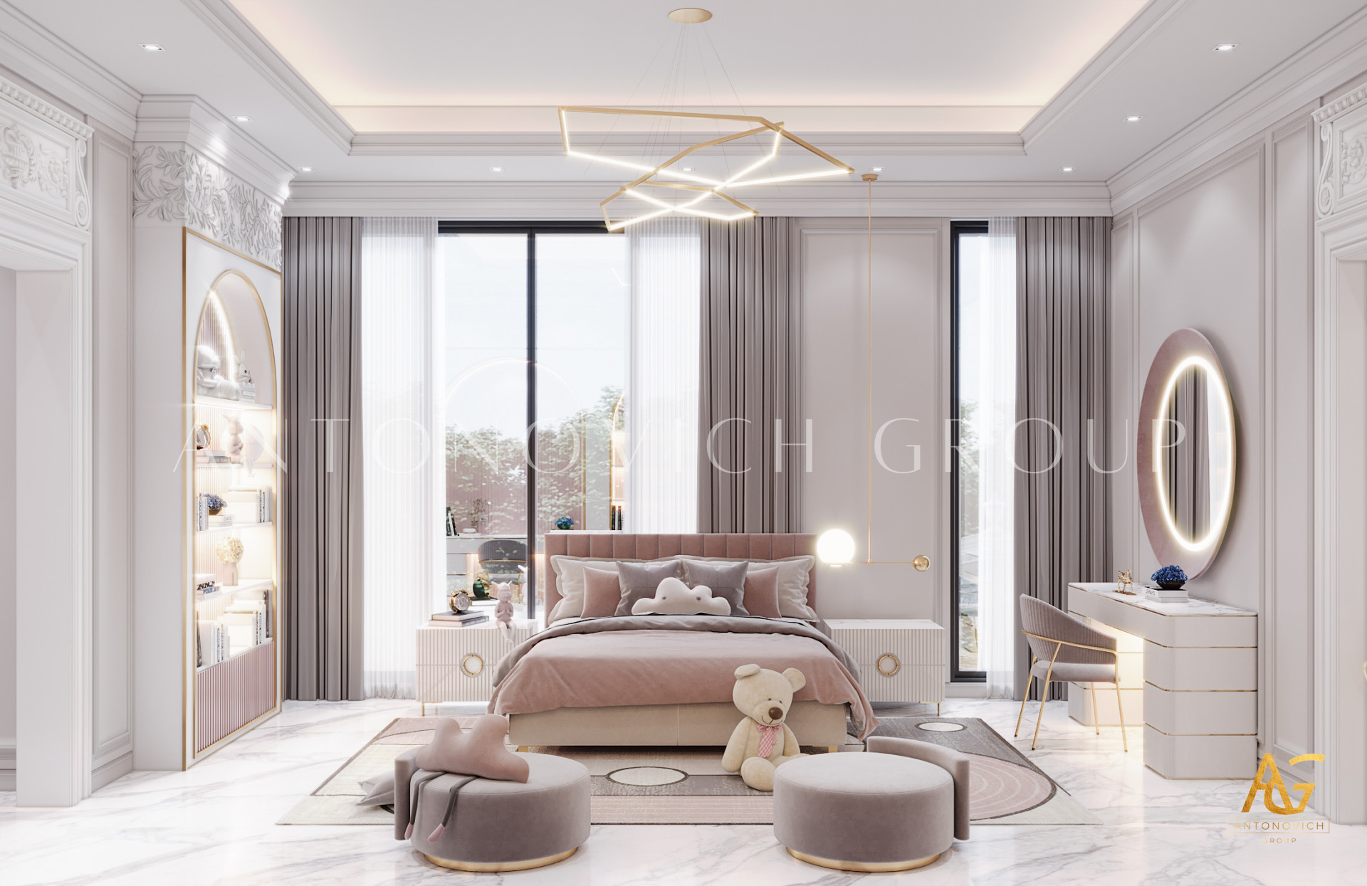 Comfortable Kid`s Bedroom Design Idea