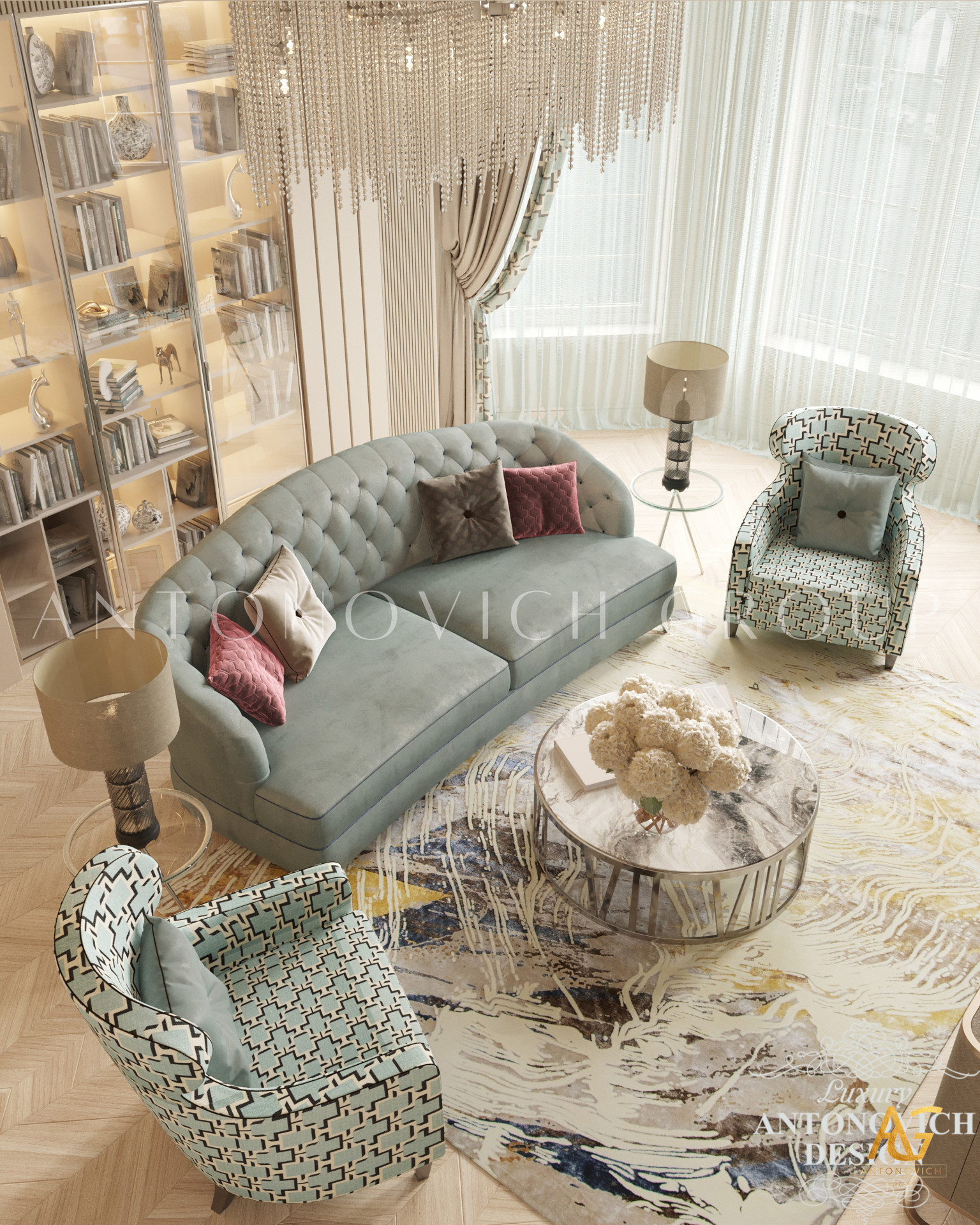 Dazzling Living Room Interior Design