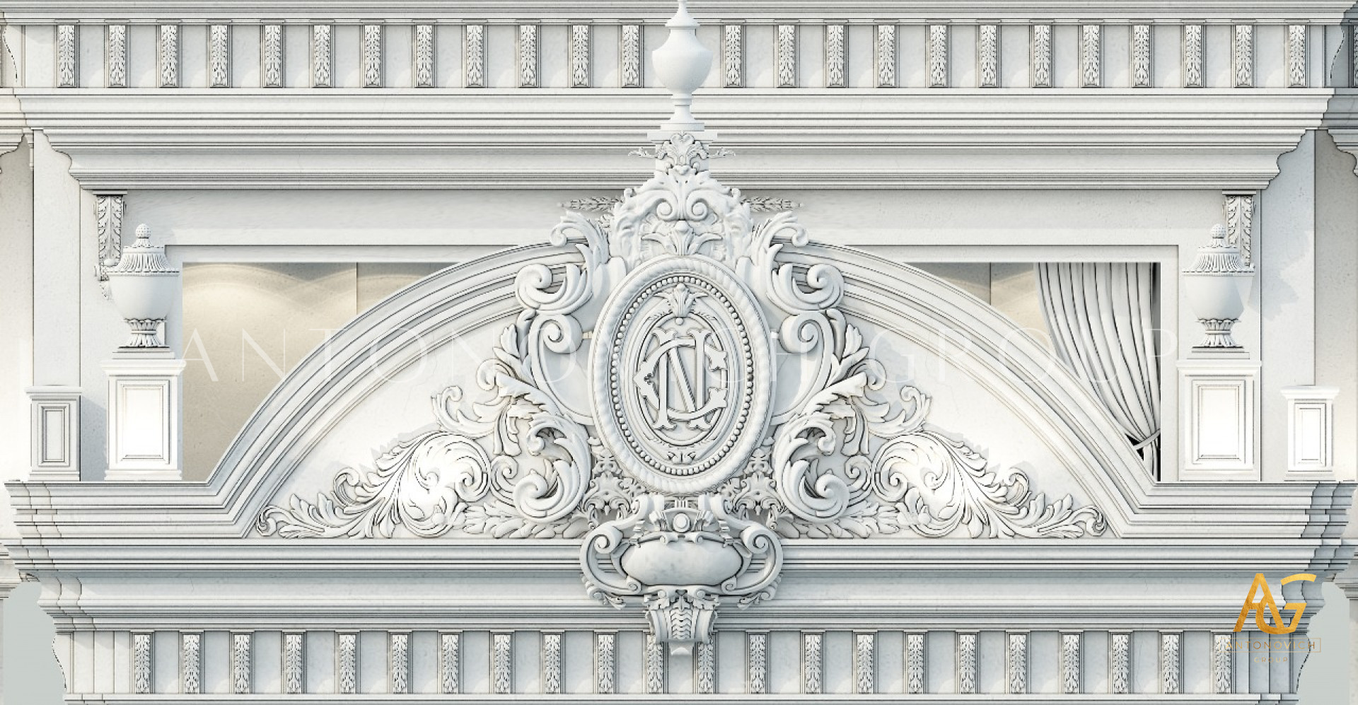 Королевский экстерьер в Камбодже — роскошный фасад