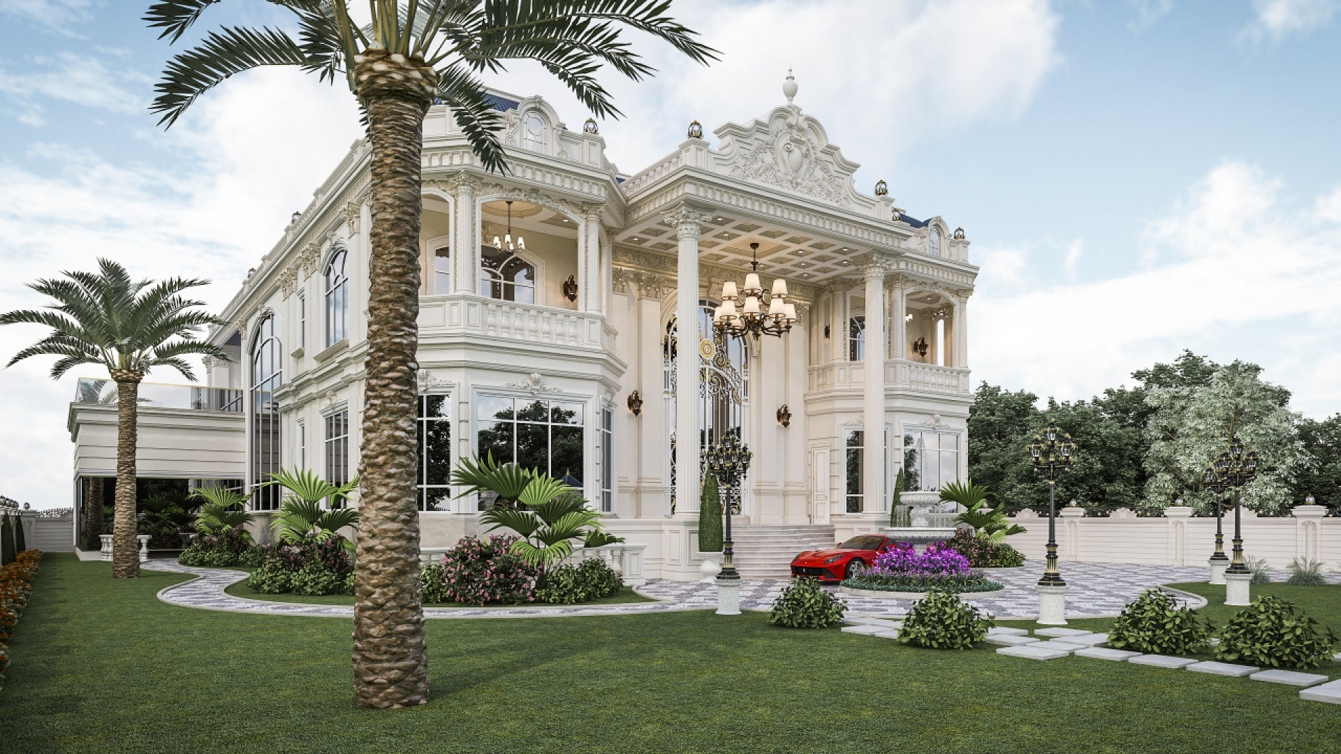 Classic Exterior Villa Design in Pakistan