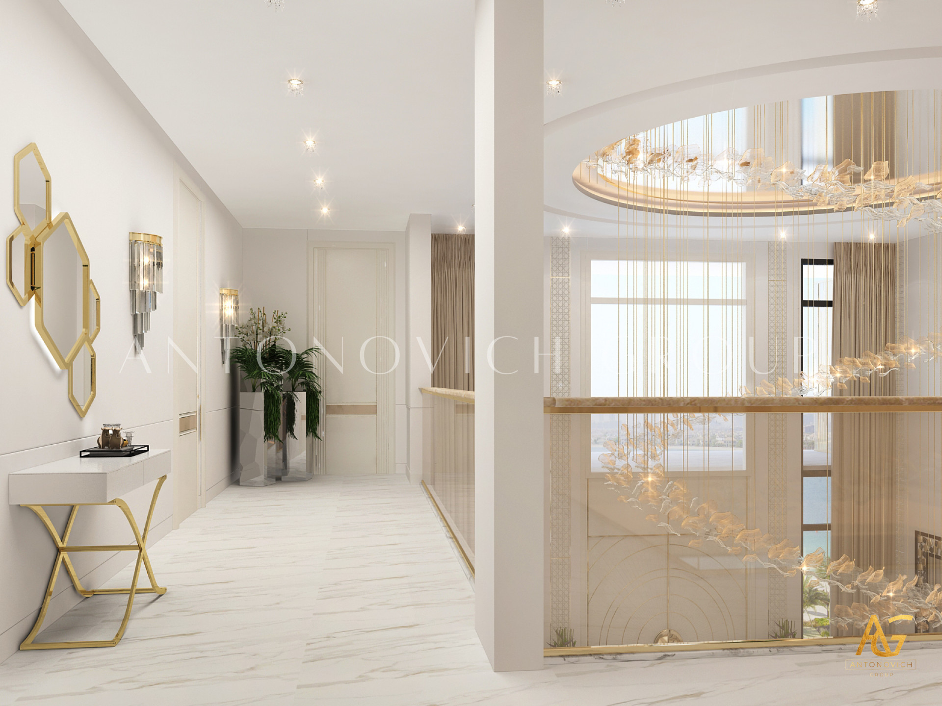 Modern villa Interior design in Mohammed bin Rashid District 1