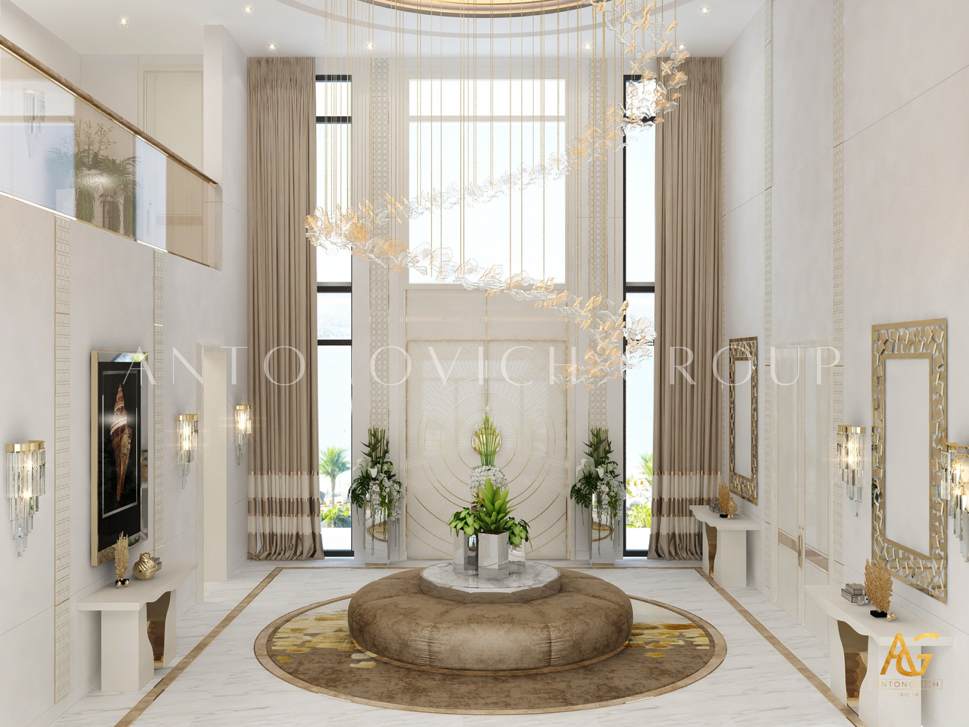 Modern villa Interior design in Mohammed bin Rashid District 1