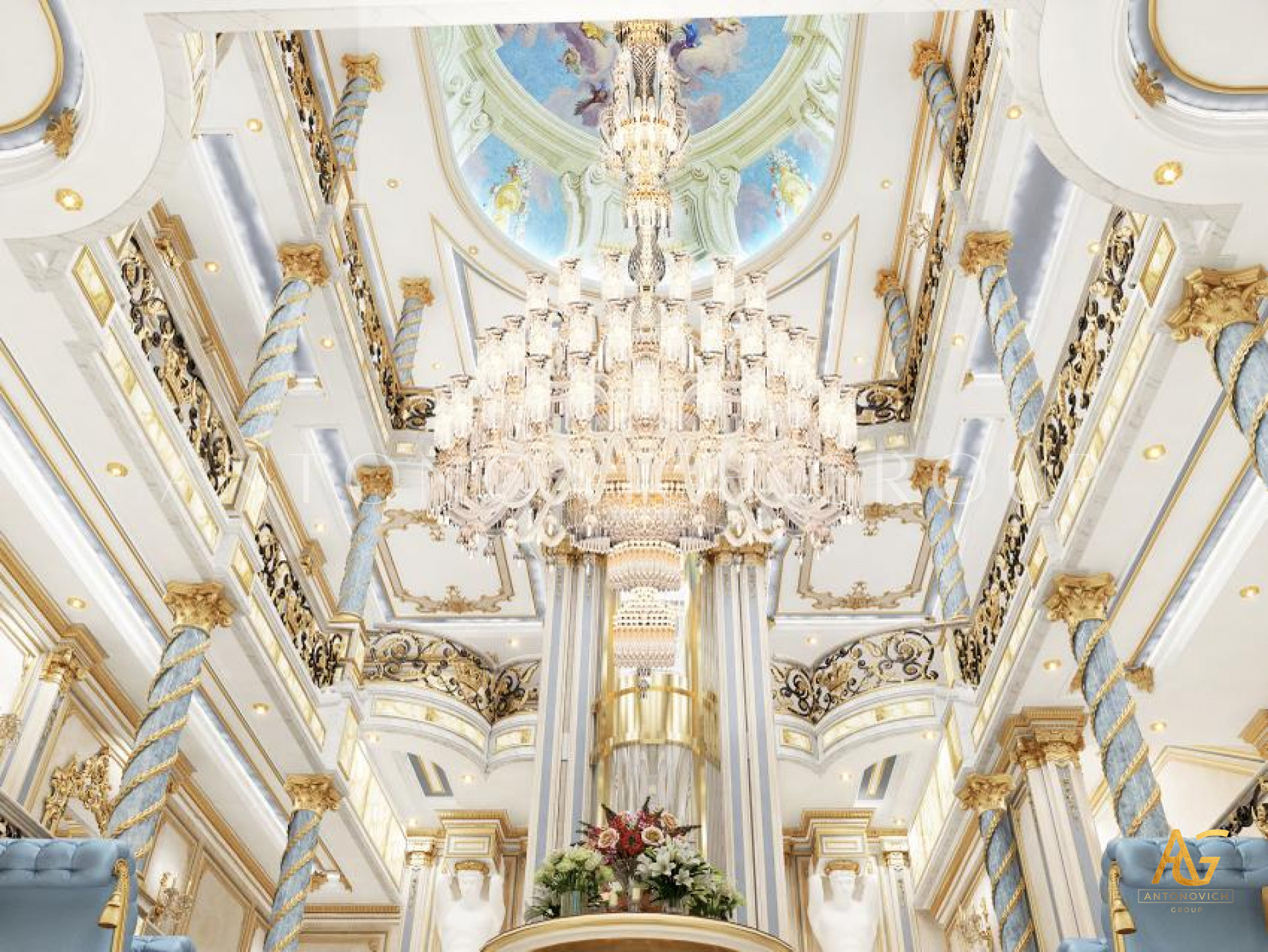 ROYAL PALACE INTERIOR DESIGN BY LUXURY ANTONOVICH DESIGN