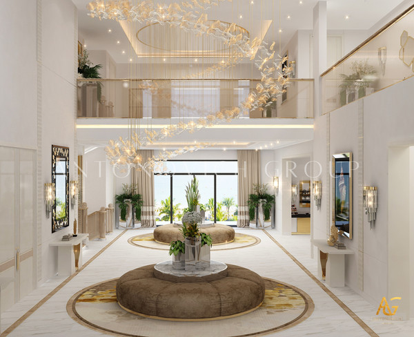 Modern villa Interior design in Mohammed bin Rashid District 1