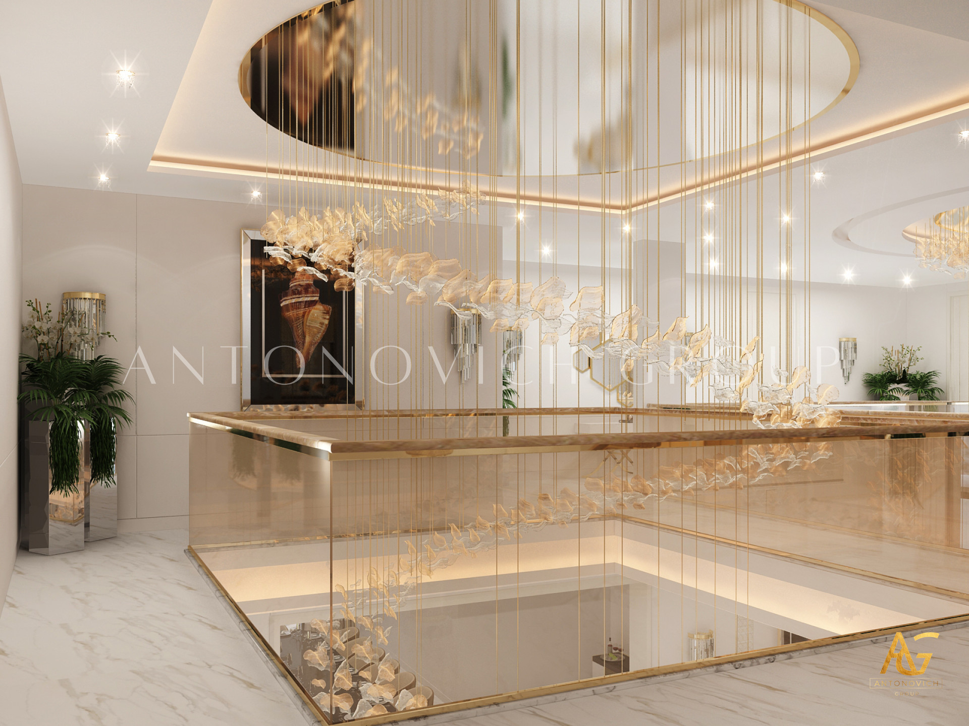 Modern villa Interior design in Mohammed bin Rashid District 1