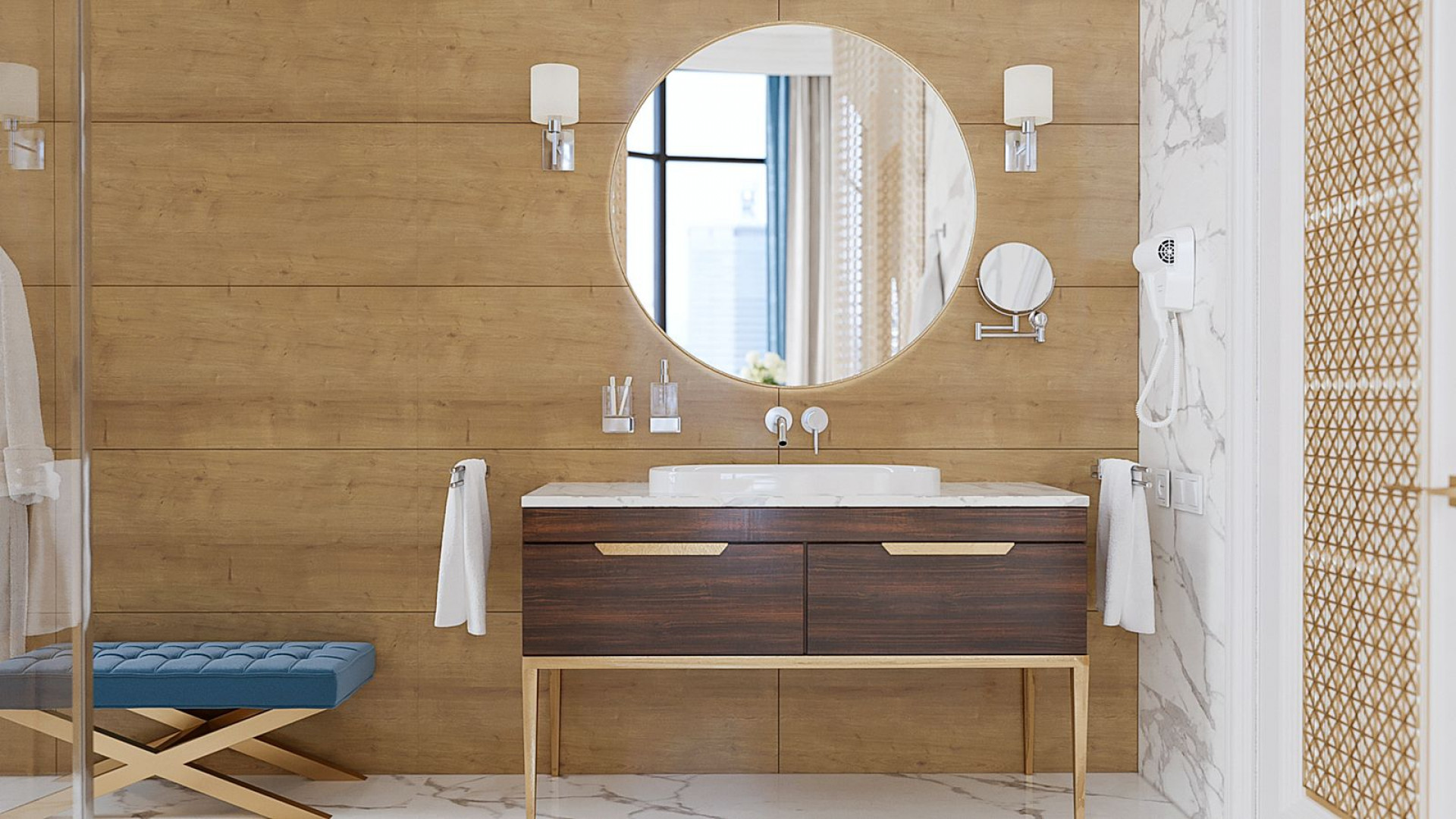 Luxury Bathroom Interior Design in Riyadh