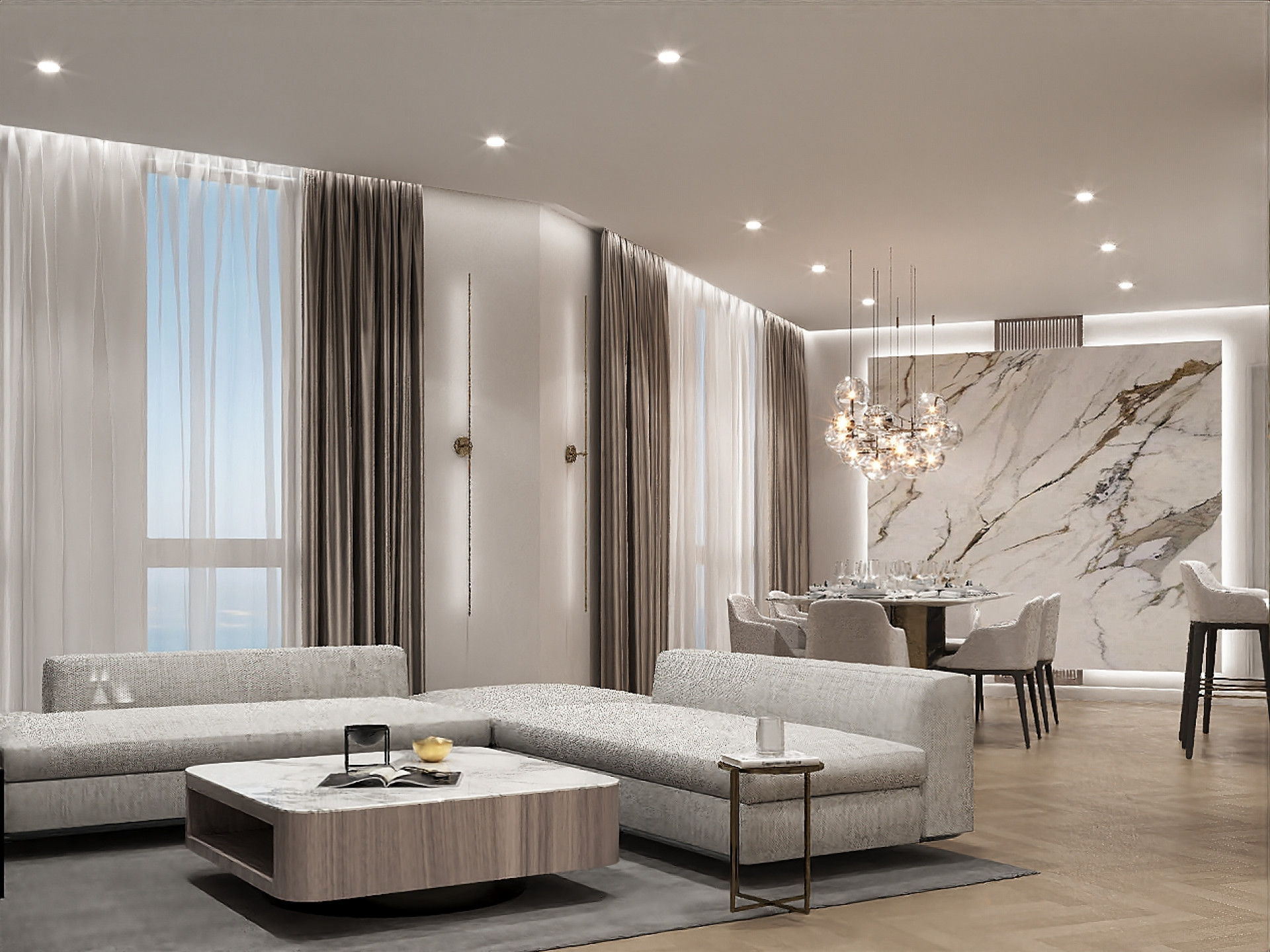 TWO-BEDROOM APARTMENT IN DUBAI BLUE WATERS ISLAND