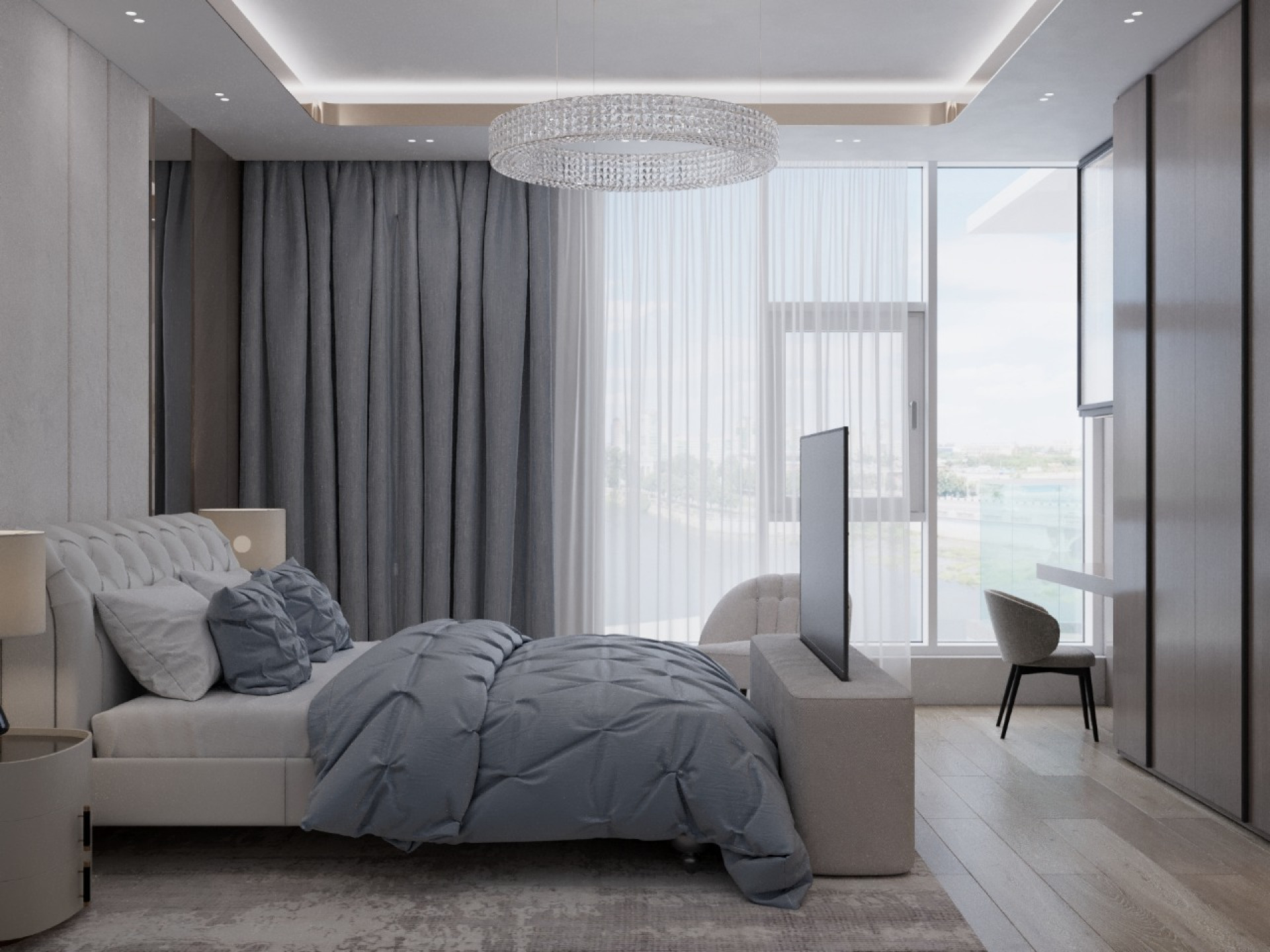 MODERN COZY BEDROOM INTERIOR DESIGN