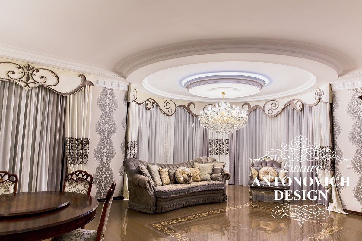 Silk curtains