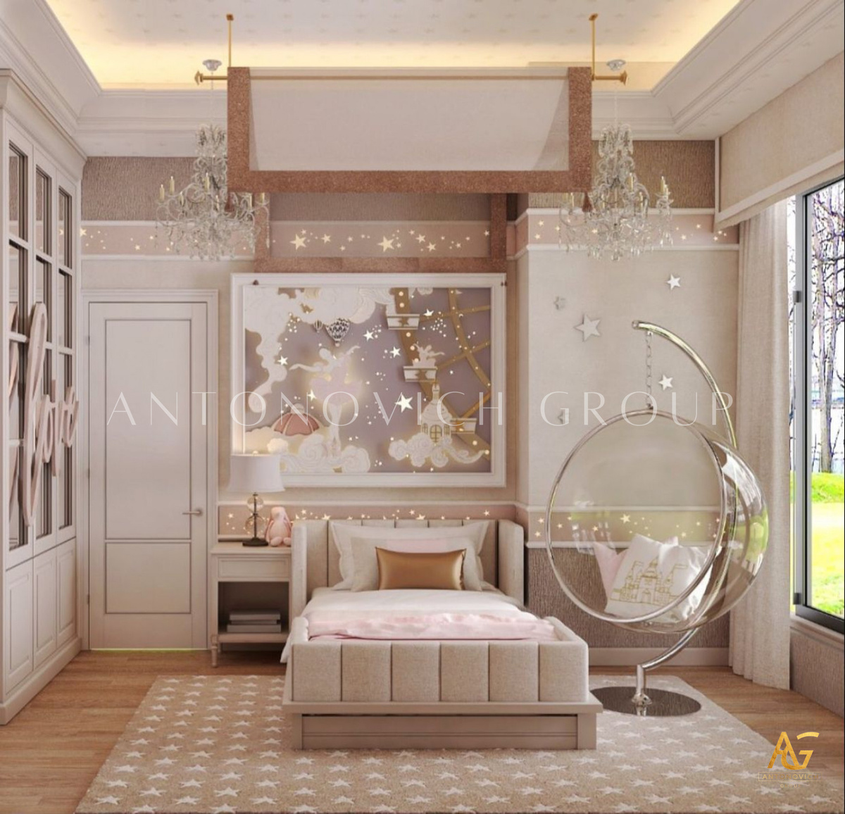 GIRLS BEDROOM INTERIOR DESIGN