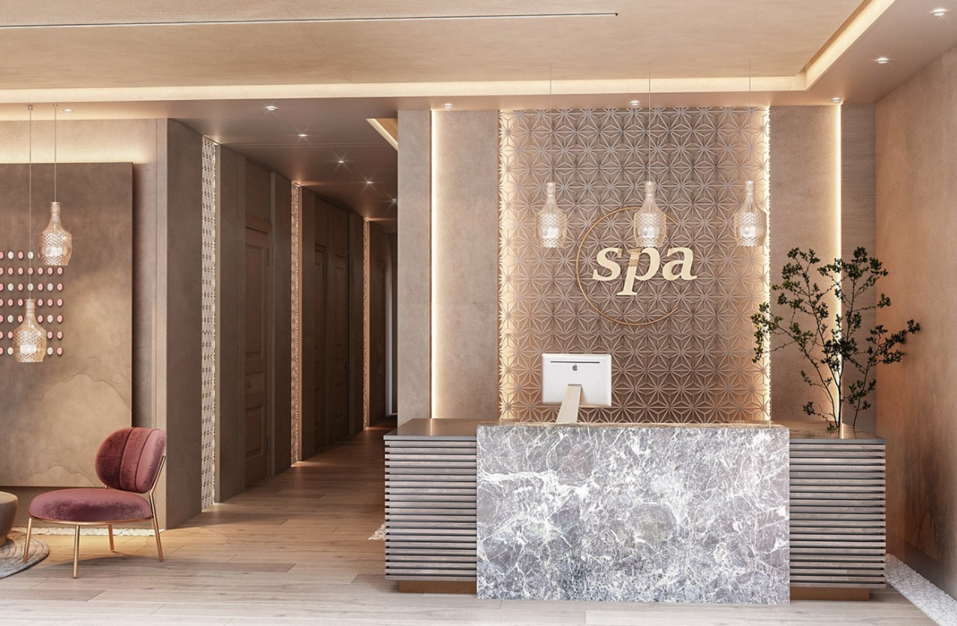 LUXURIOUS AMBIENCE SPA INTERIOR DESIGN
