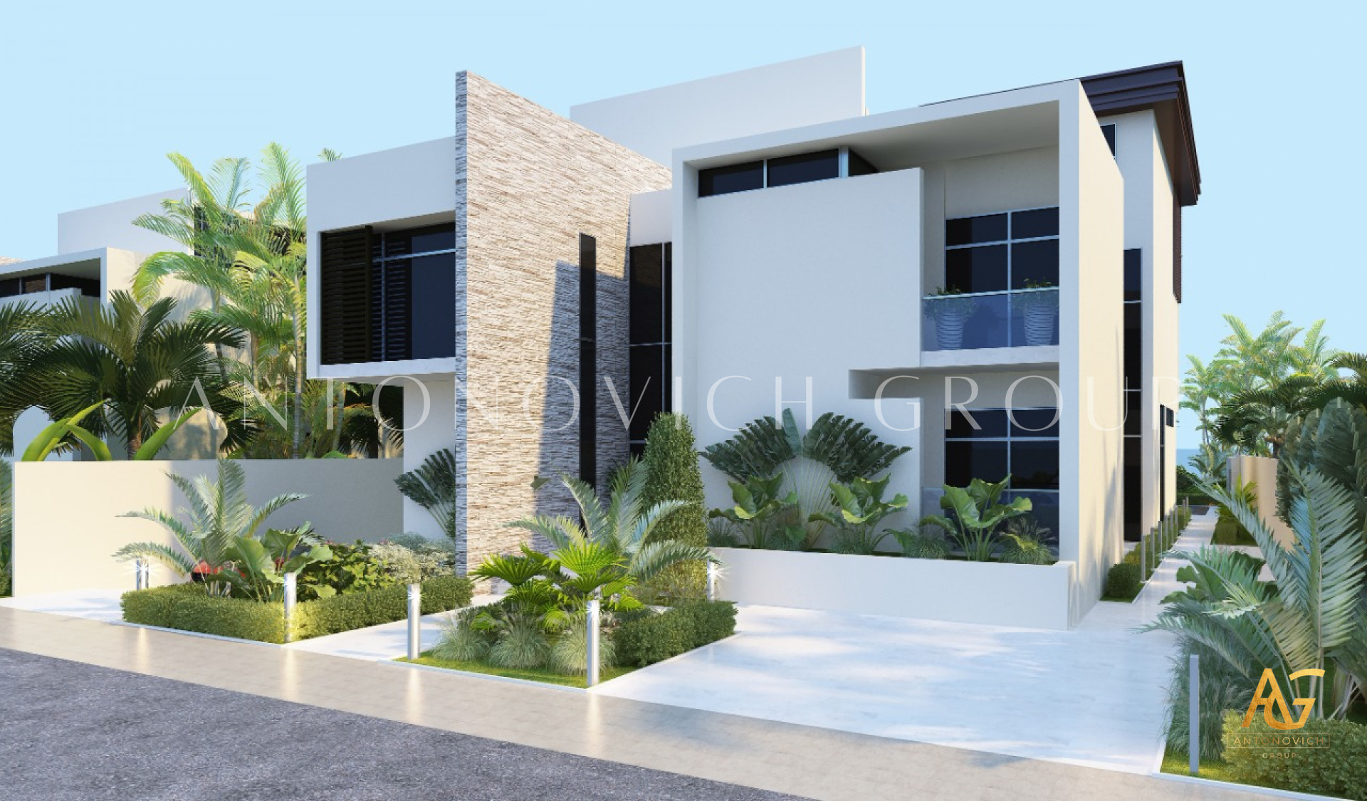 LANDSCAPE DESIGN FOR HILL SIDE AT JUMEIRAH GOLF ESTATES
