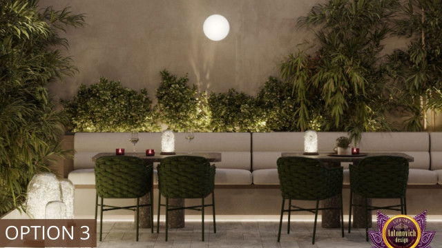 This picture is of a modern living room designed with minimalist decor and contemporary furniture. The room features white walls and dark-stained hardwood floors which lend an atmosphere of sleek sophistication. There is a white leather sectional sofa centered in the room with a low-profile black coffee table paired with two arm chairs in complementary deep gray fabric. Across from the sofa is a unique wall-mounted entertainment system with closed storage cabinets and lighting fixtures in the walls. The walls are adorned with two abstract art pieces in white frames for a modern look.