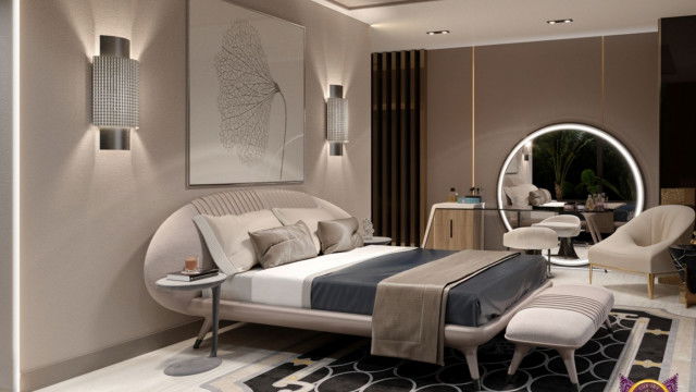 Illustration of a grand entrance hall adorned with golden columns and detailed stone ornaments.