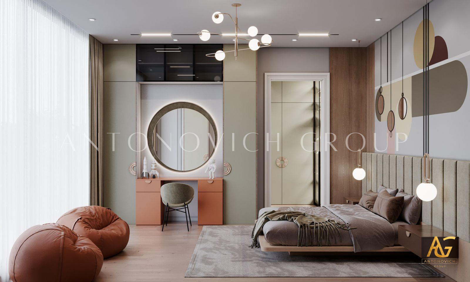 MODERN - ARTISTIC BEDROOM INTERIOR DESIGN