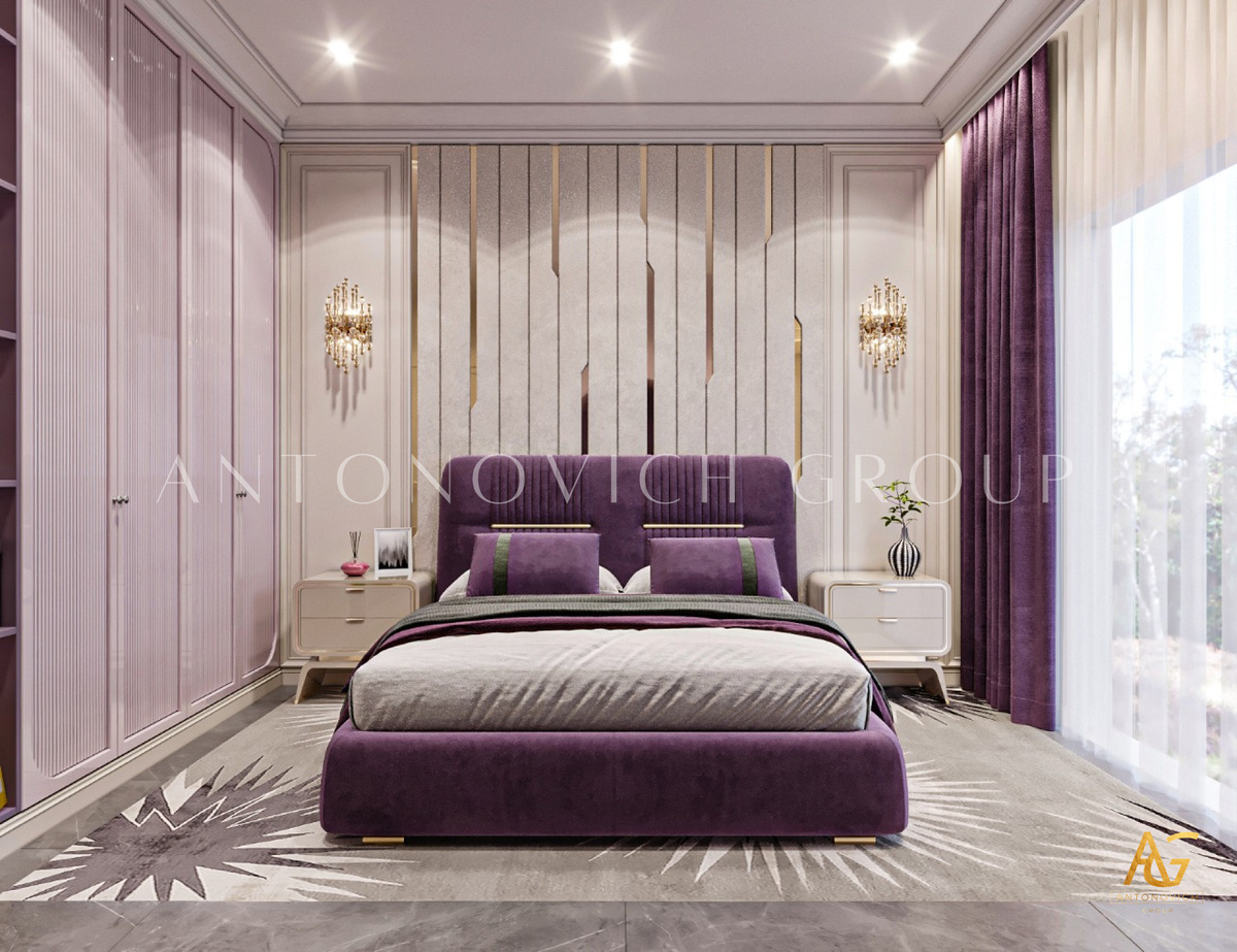 TIPS TO DESIGNING A PURPLE BEDROOM INTERIOR DESIGN